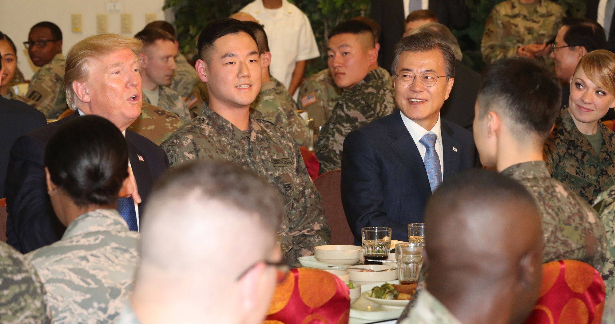 도널드트럼프;미국대통령;문재인;평택기지