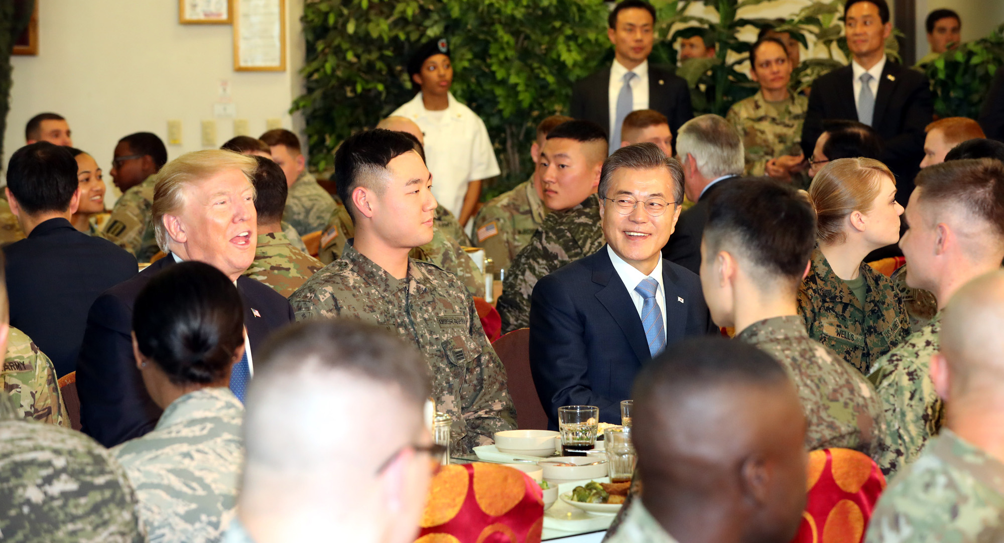 도널드트럼프;미국대통령;문재인;평택기지