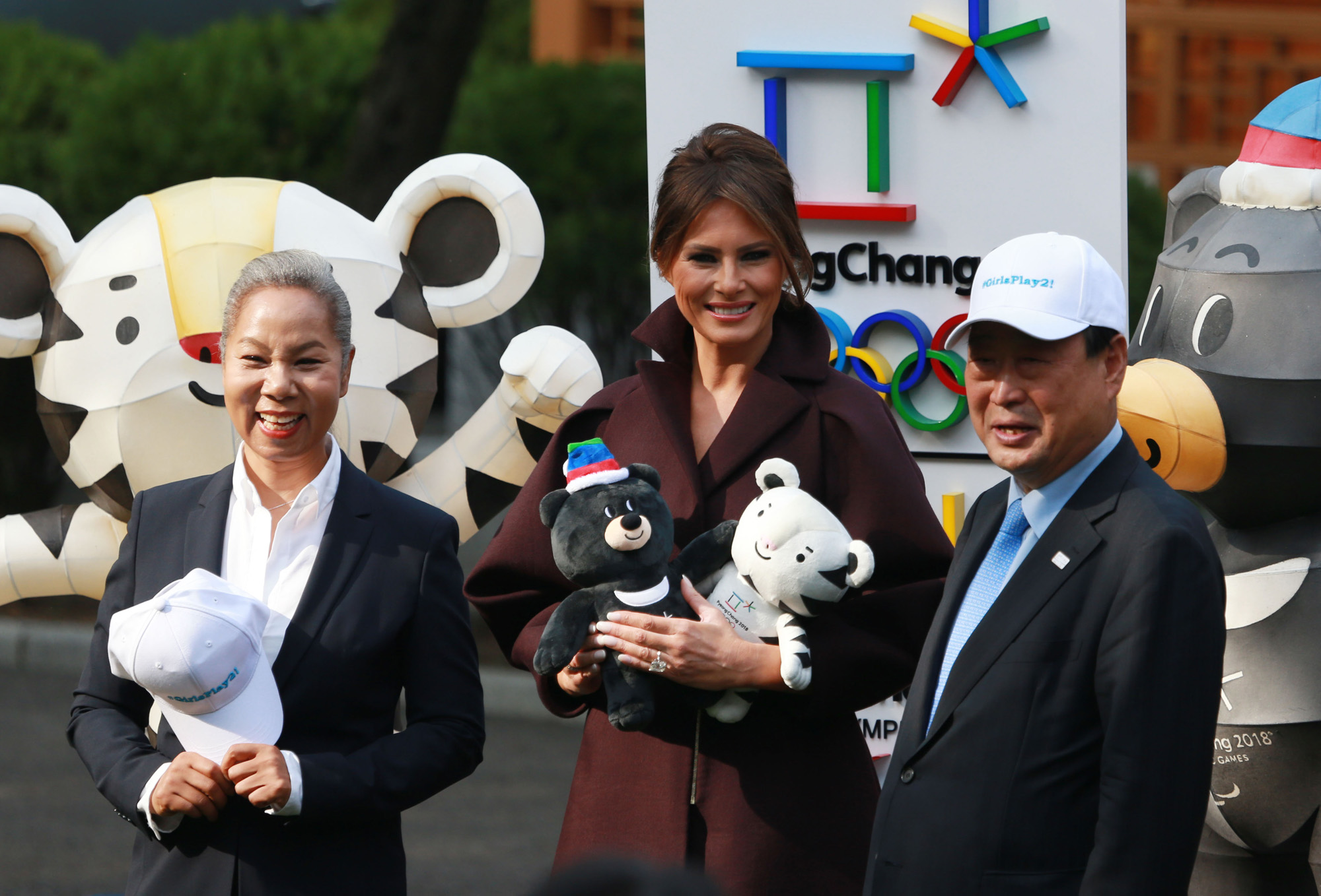 정치;멜라니아;트럼프방한;미국대통령부인