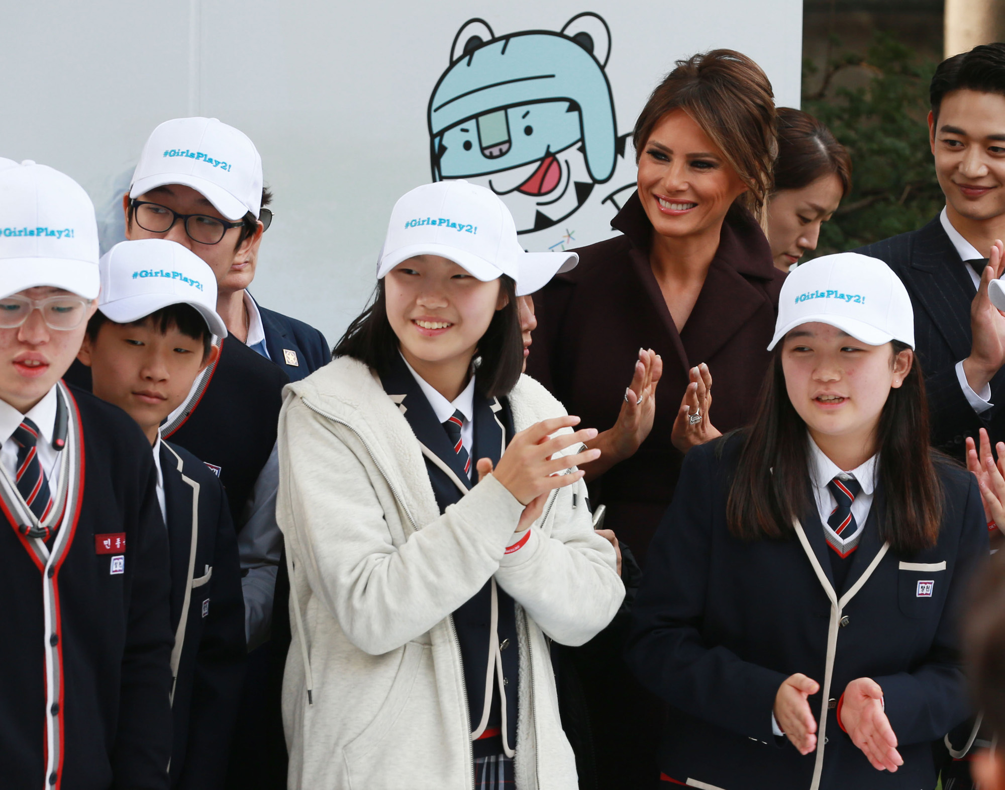 정치;멜라니아;트럼프방한;미국대통령부인