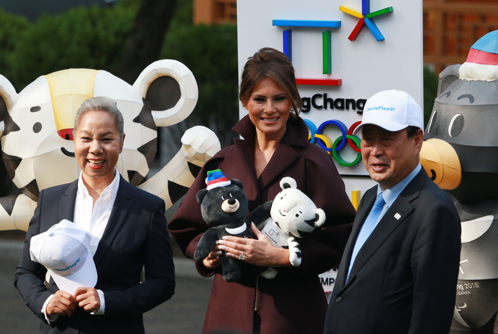 정치;멜라니아;트럼프방한;미국대통령부인