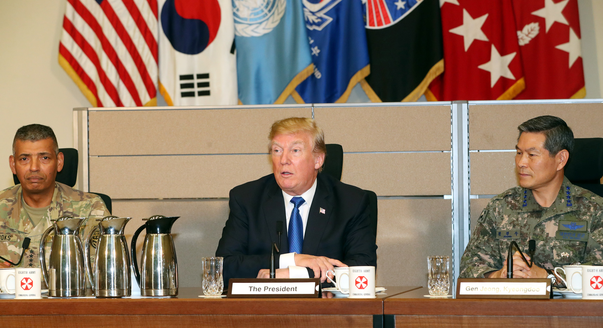 도널드트럼프;평택기지;미국대통령