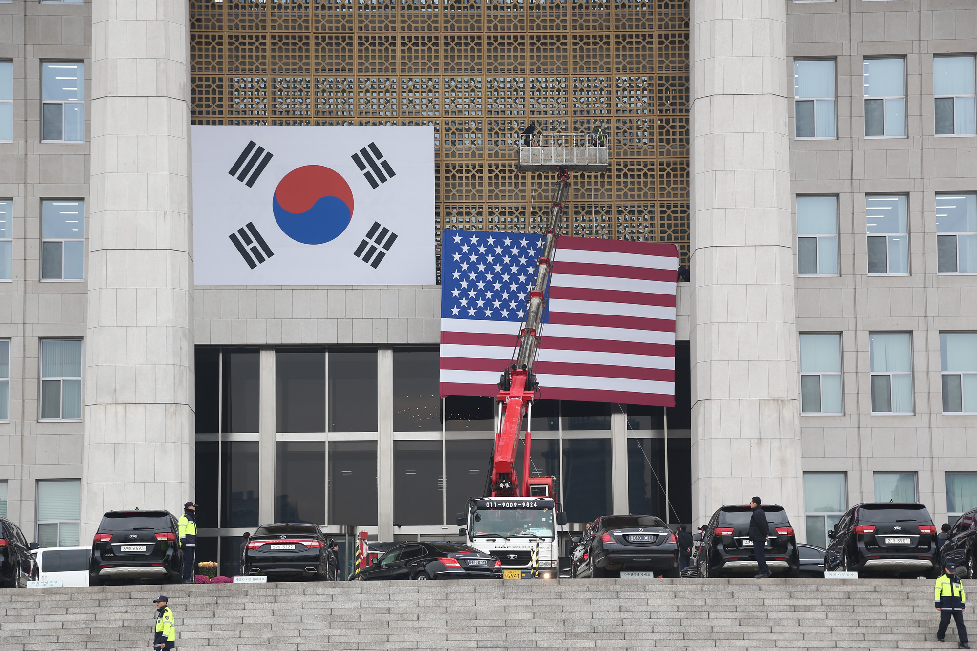 정치;국회;성조기;미국대통령국회연설;트럼프국회