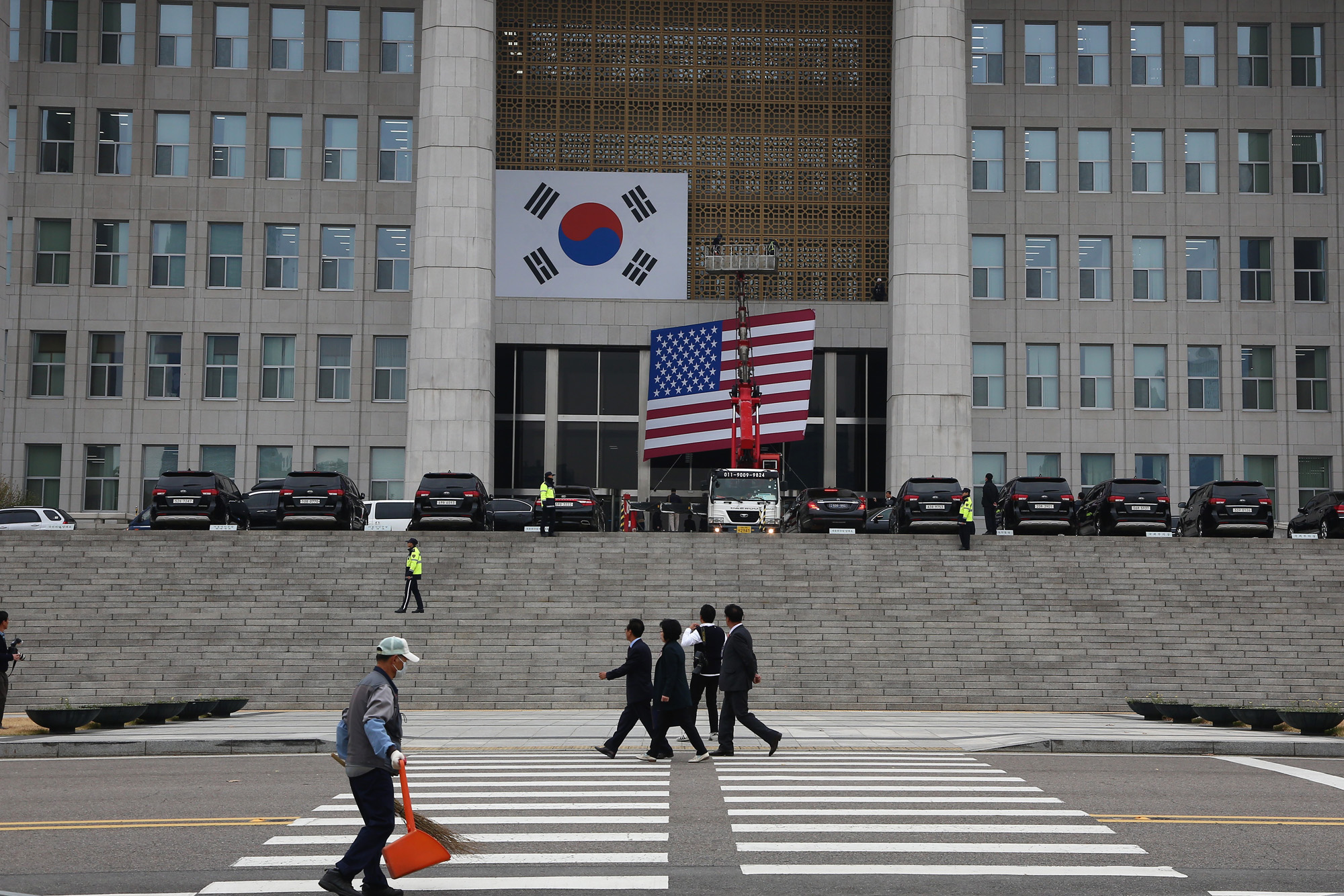 정치;국회;성조기;미국대통령국회연설;트럼프국회