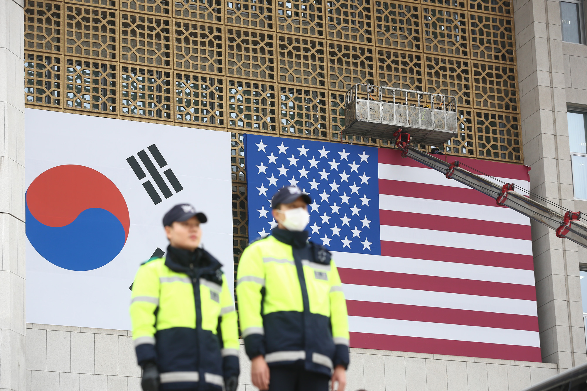 정치;국회;성조기;미국대통령국회연설;트럼프국회