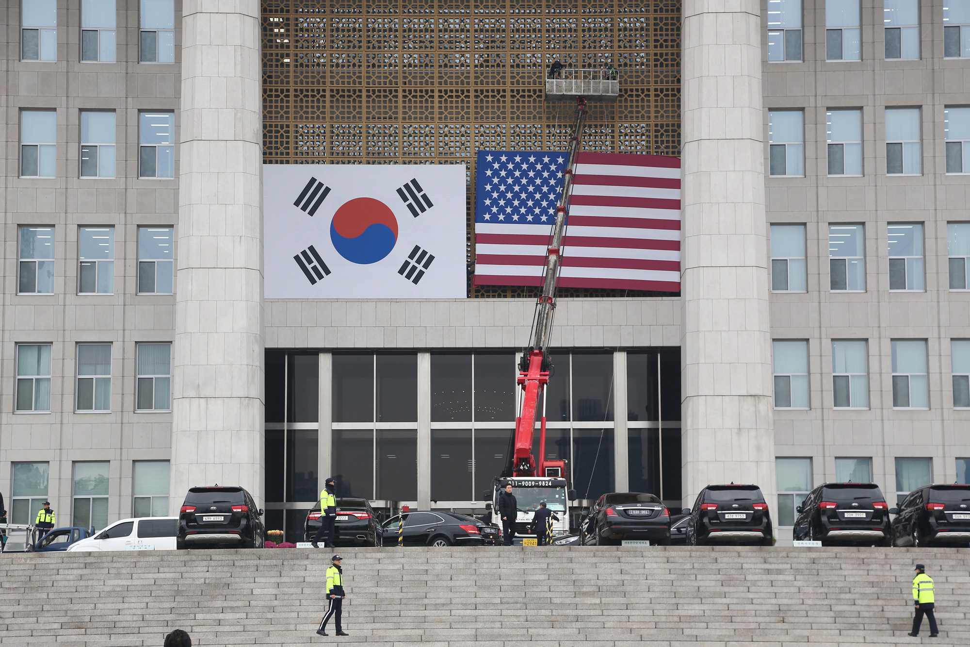 정치;국회;성조기;미국대통령국회연설;트럼프국회