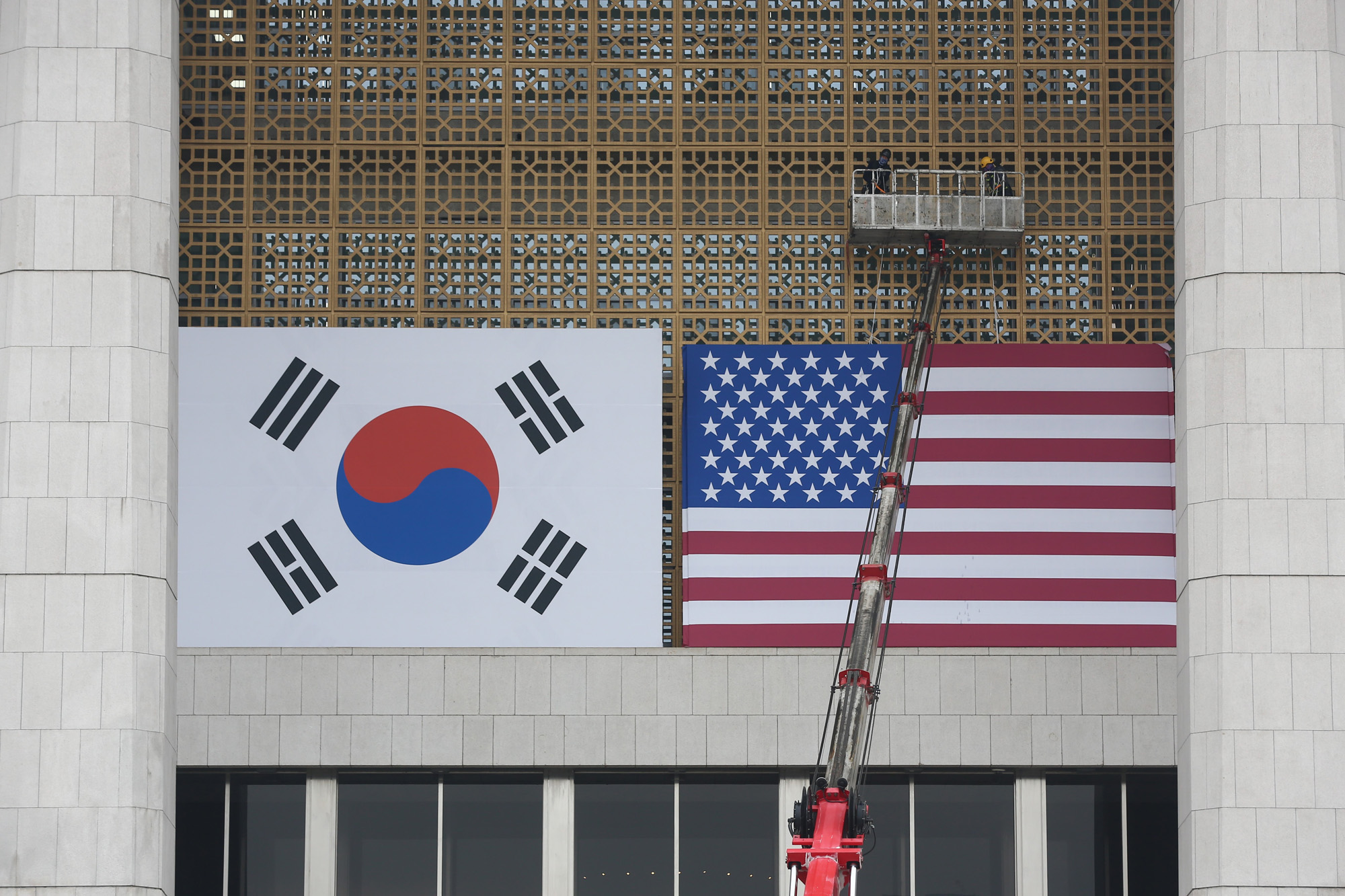 정치;국회;성조기;미국대통령국회연설;트럼프국회