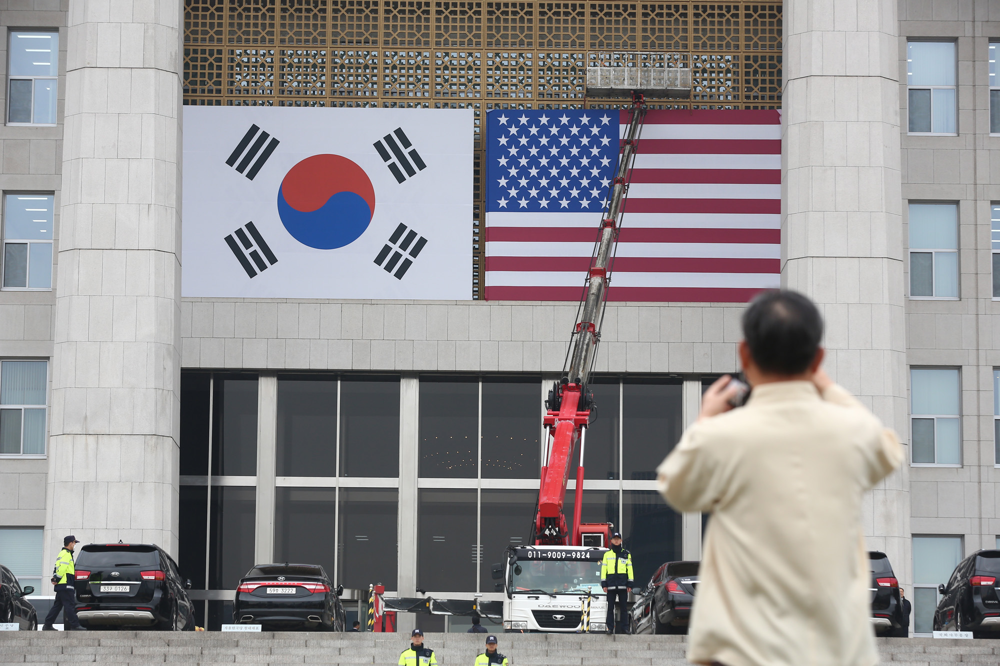 정치;국회;성조기;미국대통령국회연설;트럼프국회