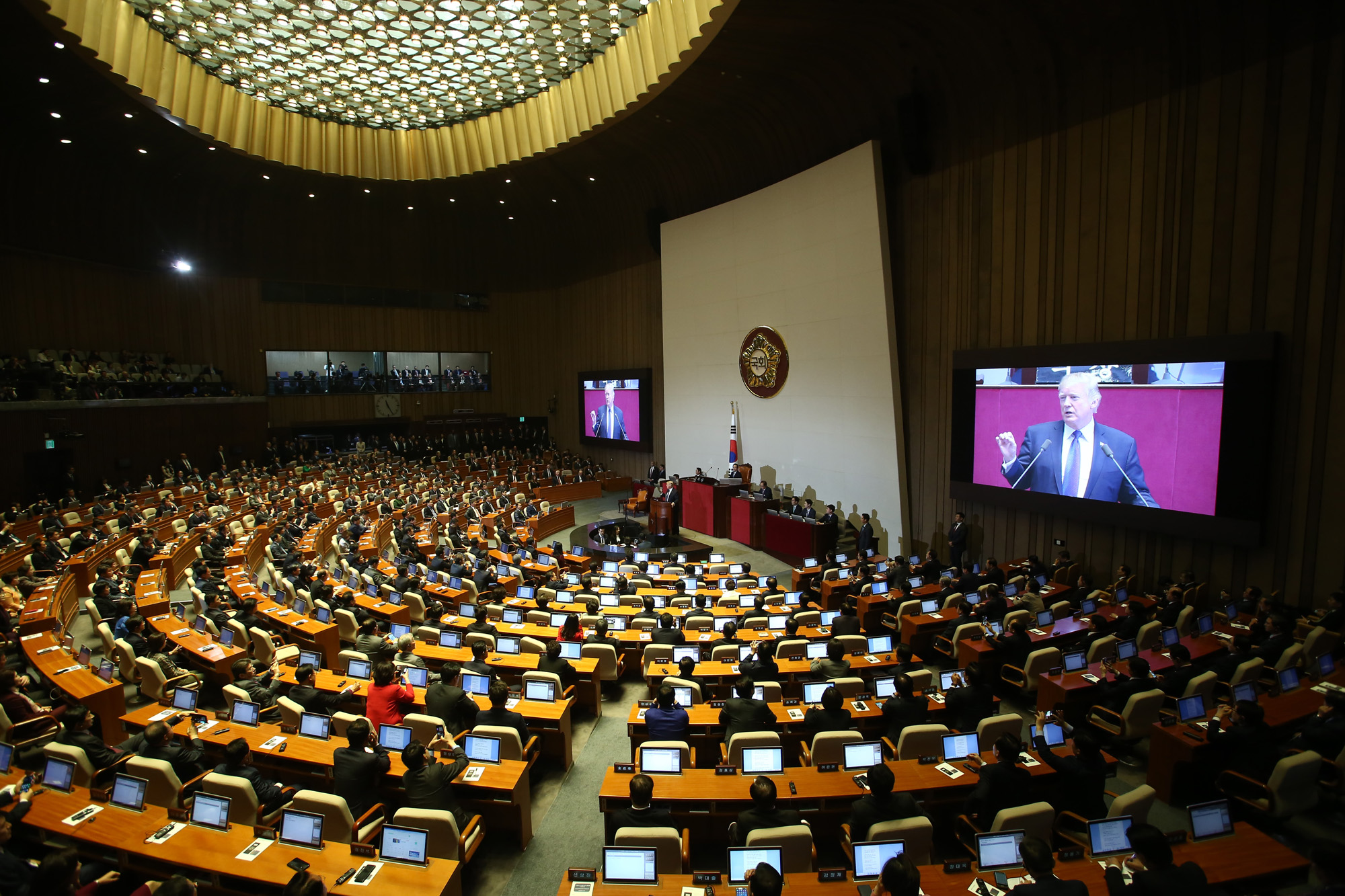정치;국회;도널드트럼프;국회연설;미국대통령국회연설