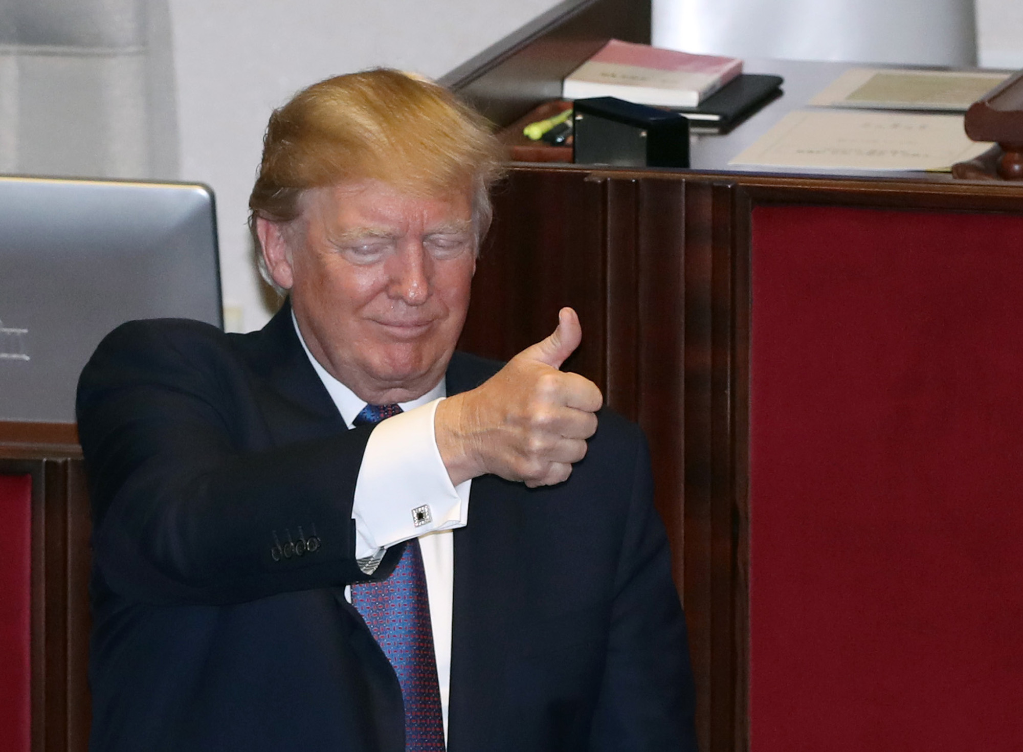 정치;국회;국회연설;미국대통령;도널드트럼프;멜라니아;트럼프연설