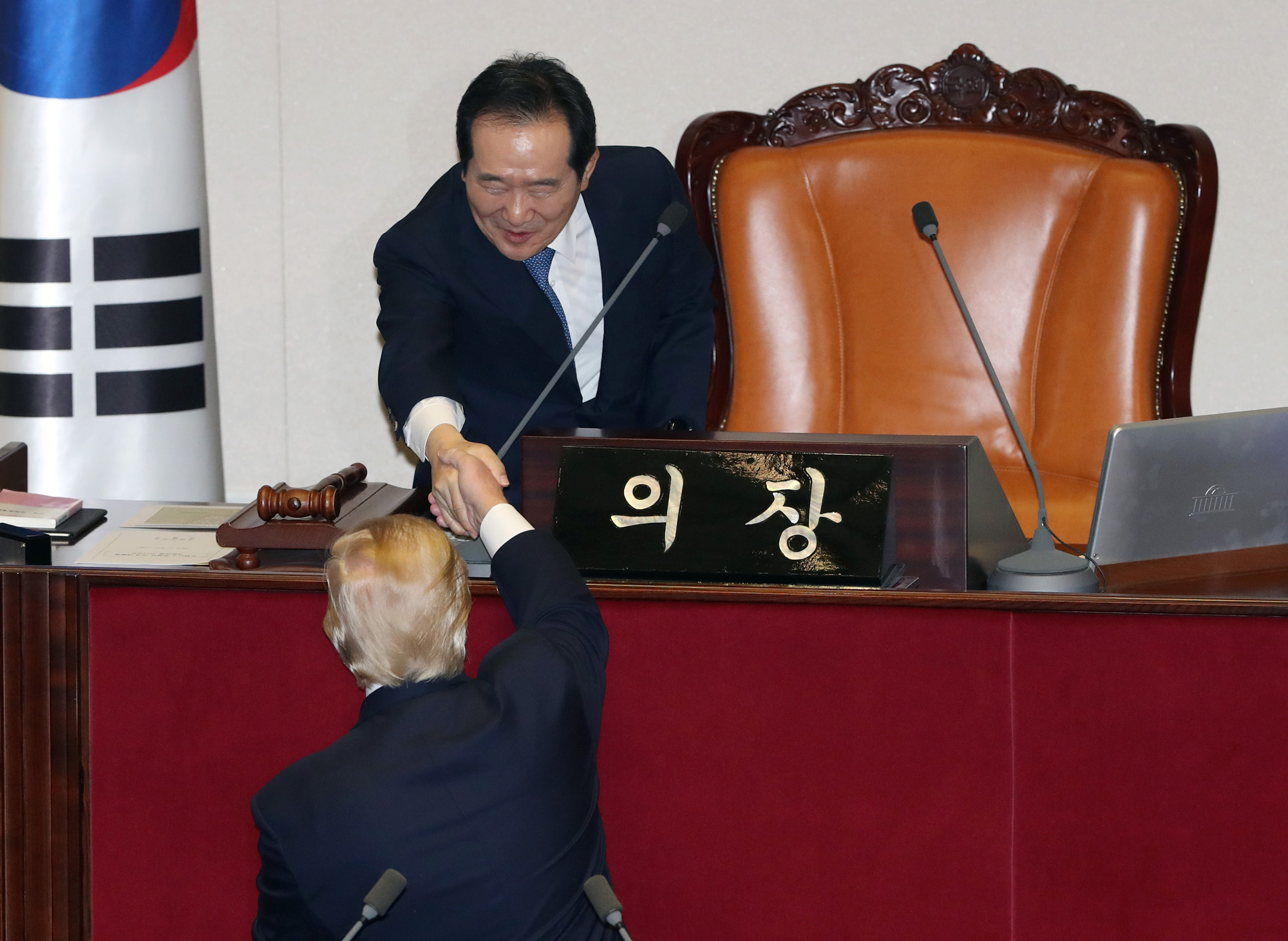 정치;국회;국회연설;미국대통령;도널드트럼프;멜라니아;트럼프연설