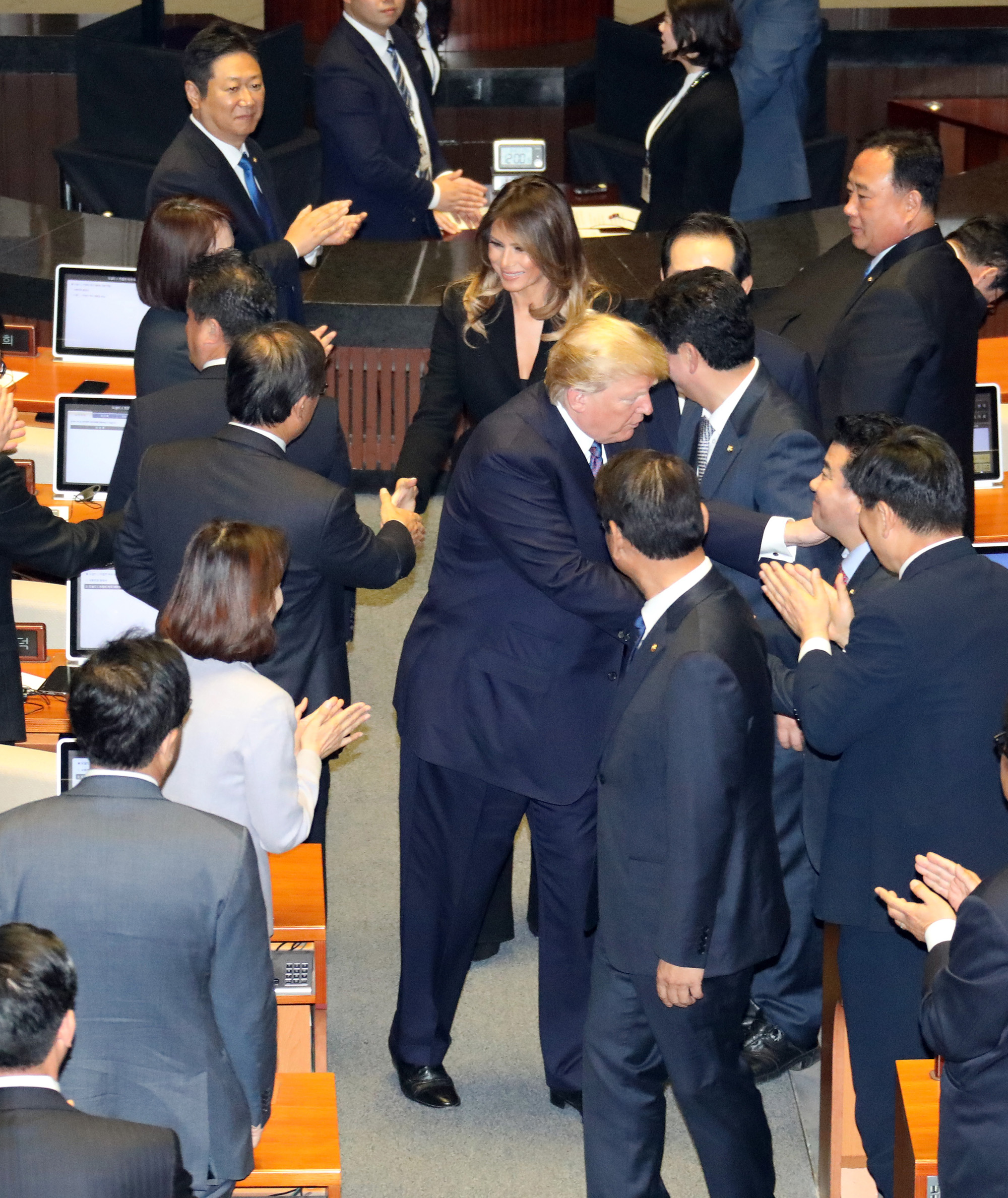 정치;국회;국회연설;미국대통령;도널드트럼프;멜라니아;트럼프연설