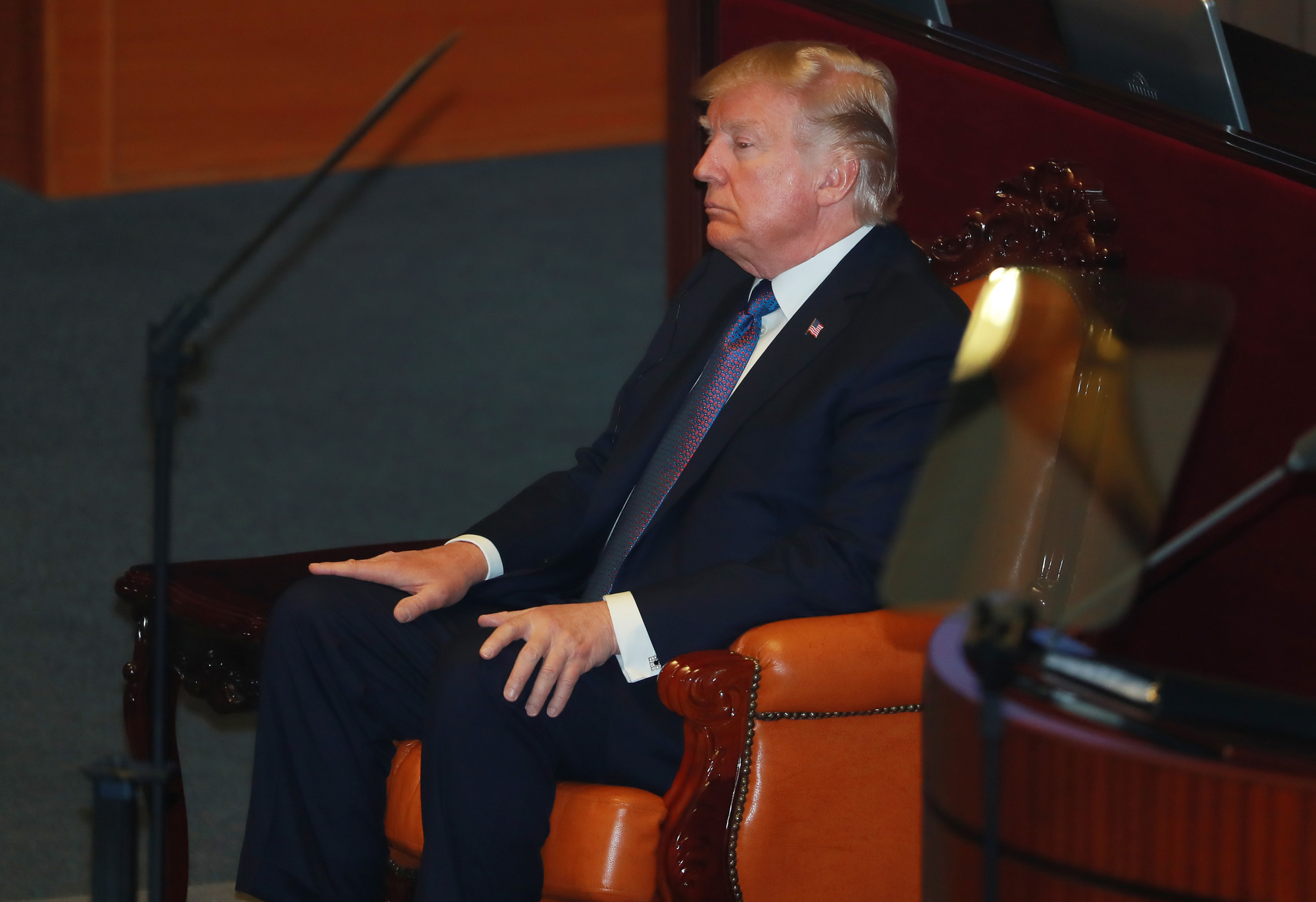 정치;국회;국회연설;미국대통령;도널드트럼프;멜라니아;트럼프연설