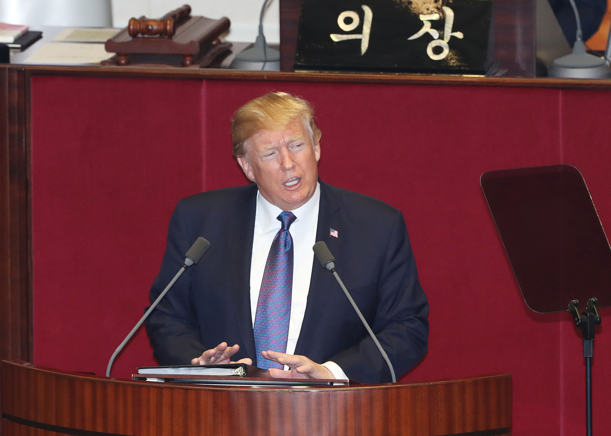 정치;국회;국회연설;미국대통령;도널드트럼프;멜라니아;트럼프연설