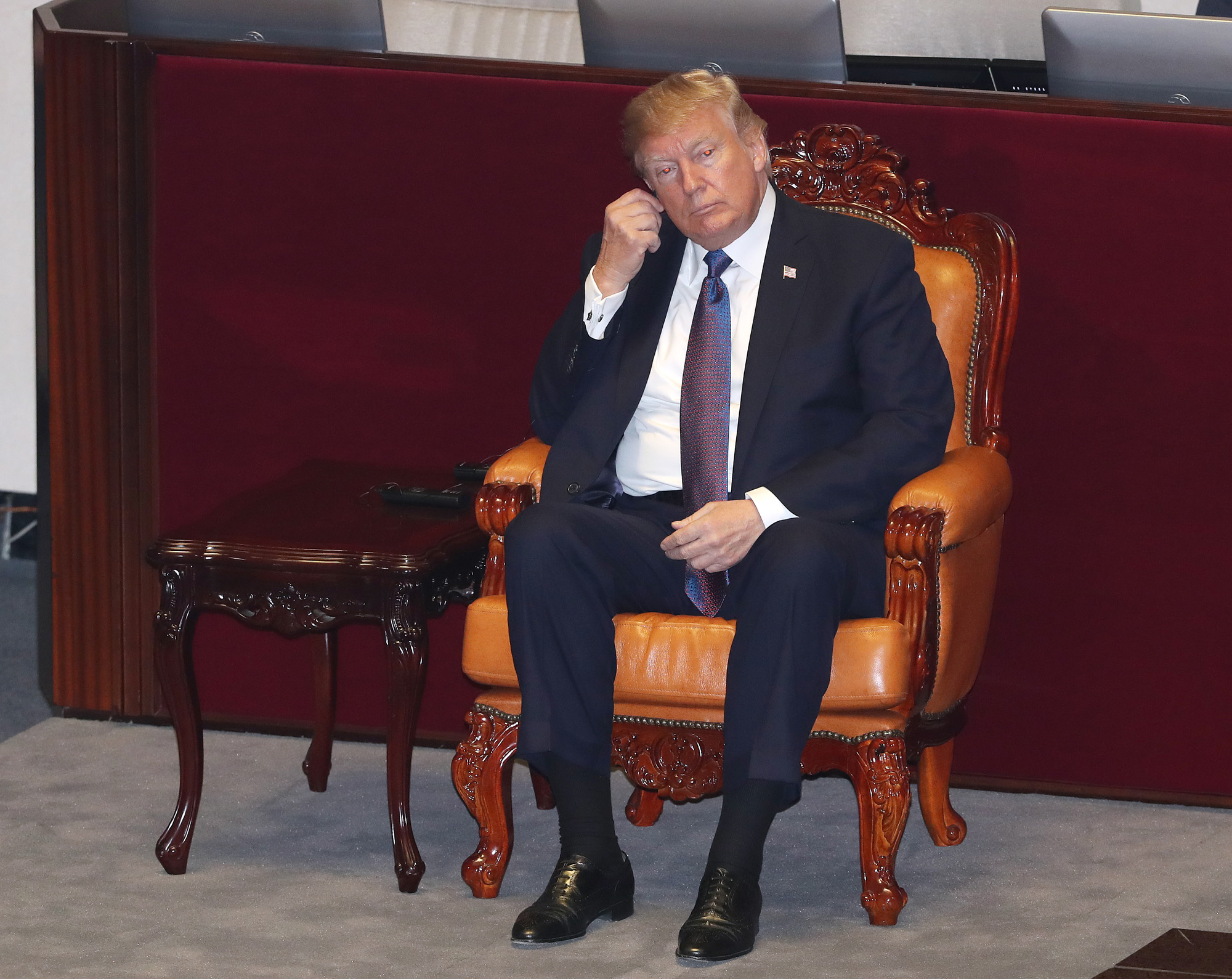 정치;국회;국회연설;미국대통령;도널드트럼프;멜라니아;트럼프연설