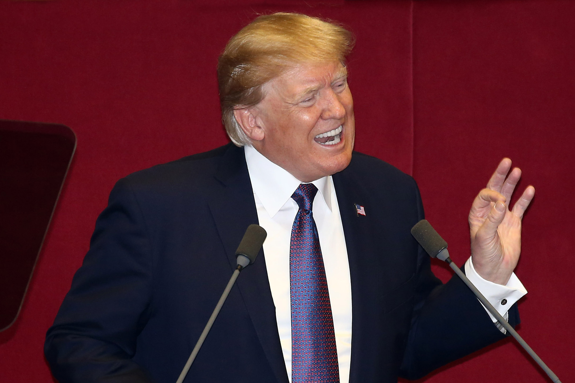 정치;국회;국회연설;미국대통령;도널드트럼프;멜라니아;트럼프연설