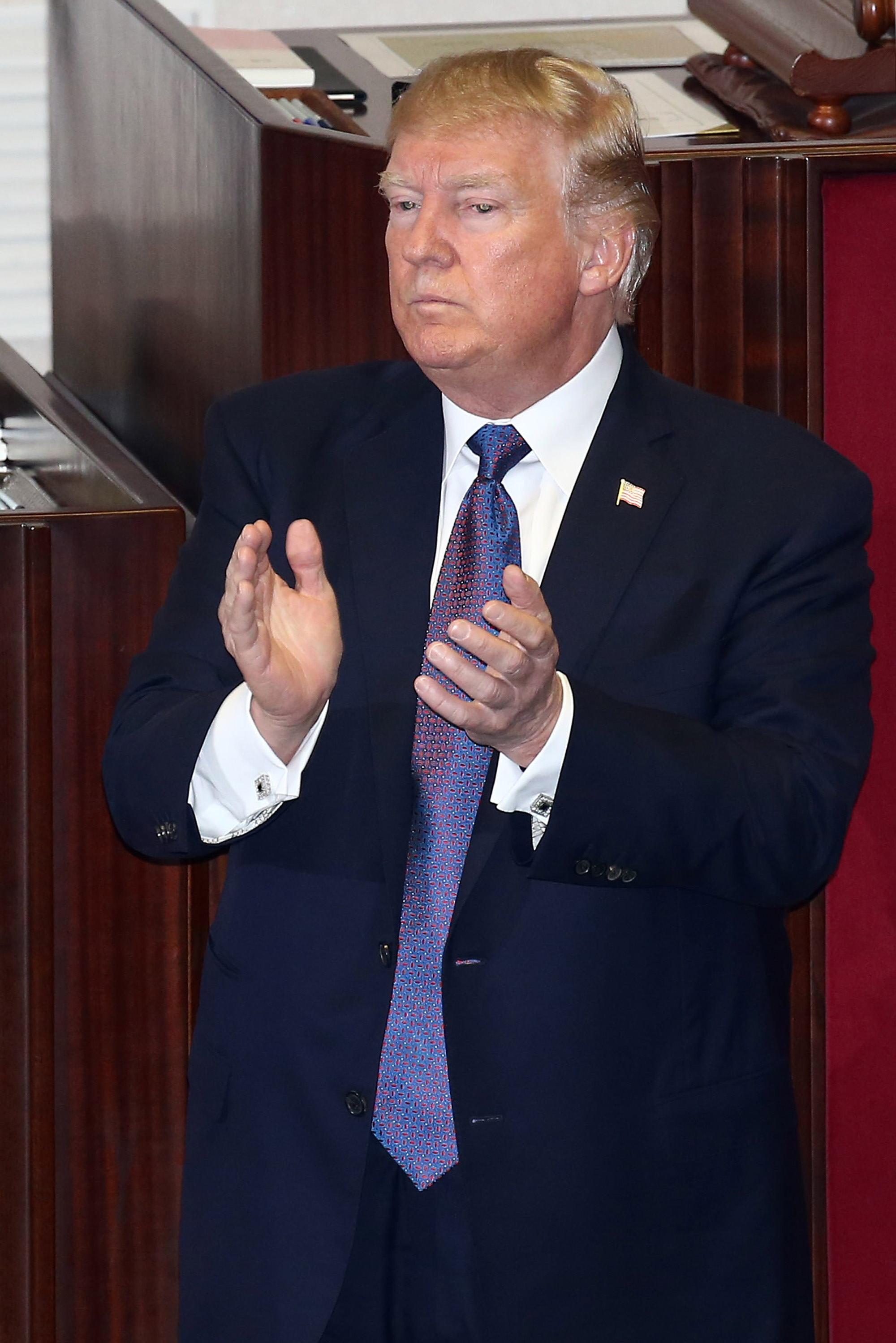 정치;국회;국회연설;미국대통령;도널드트럼프;멜라니아;트럼프연설