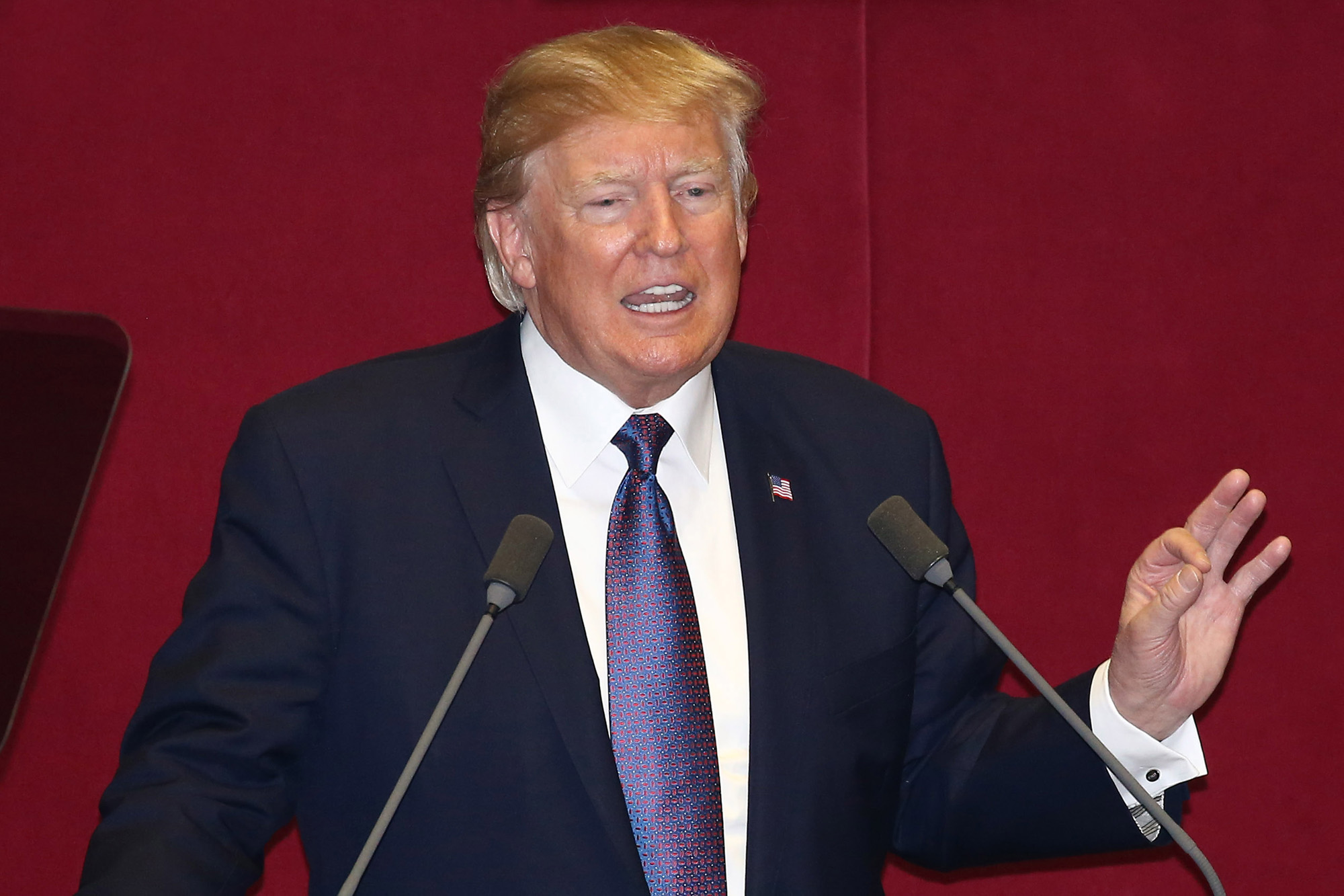 정치;국회;국회연설;미국대통령;도널드트럼프;멜라니아;트럼프연설