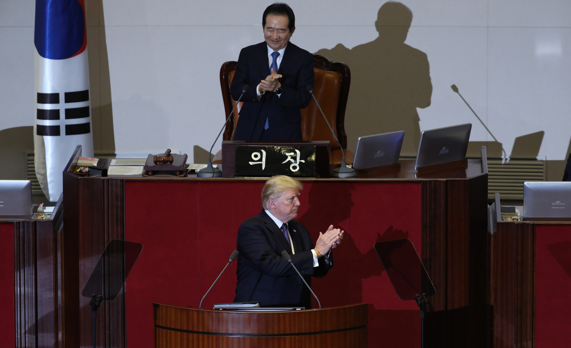 정치;국회;국회연설;미국대통령;도널드트럼프;멜라니아;트럼프연설