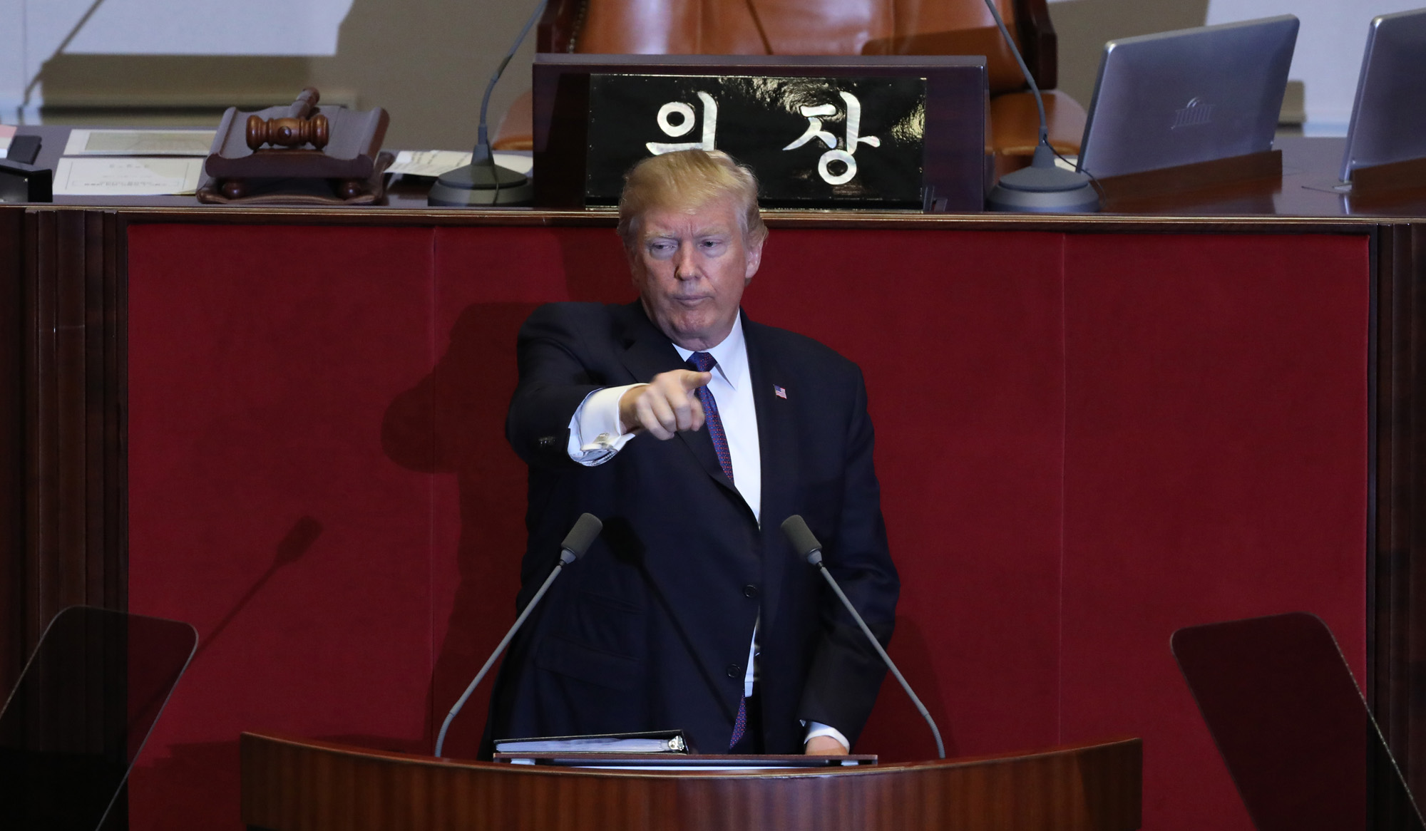 정치;국회;국회연설;미국대통령;도널드트럼프;멜라니아;트럼프연설