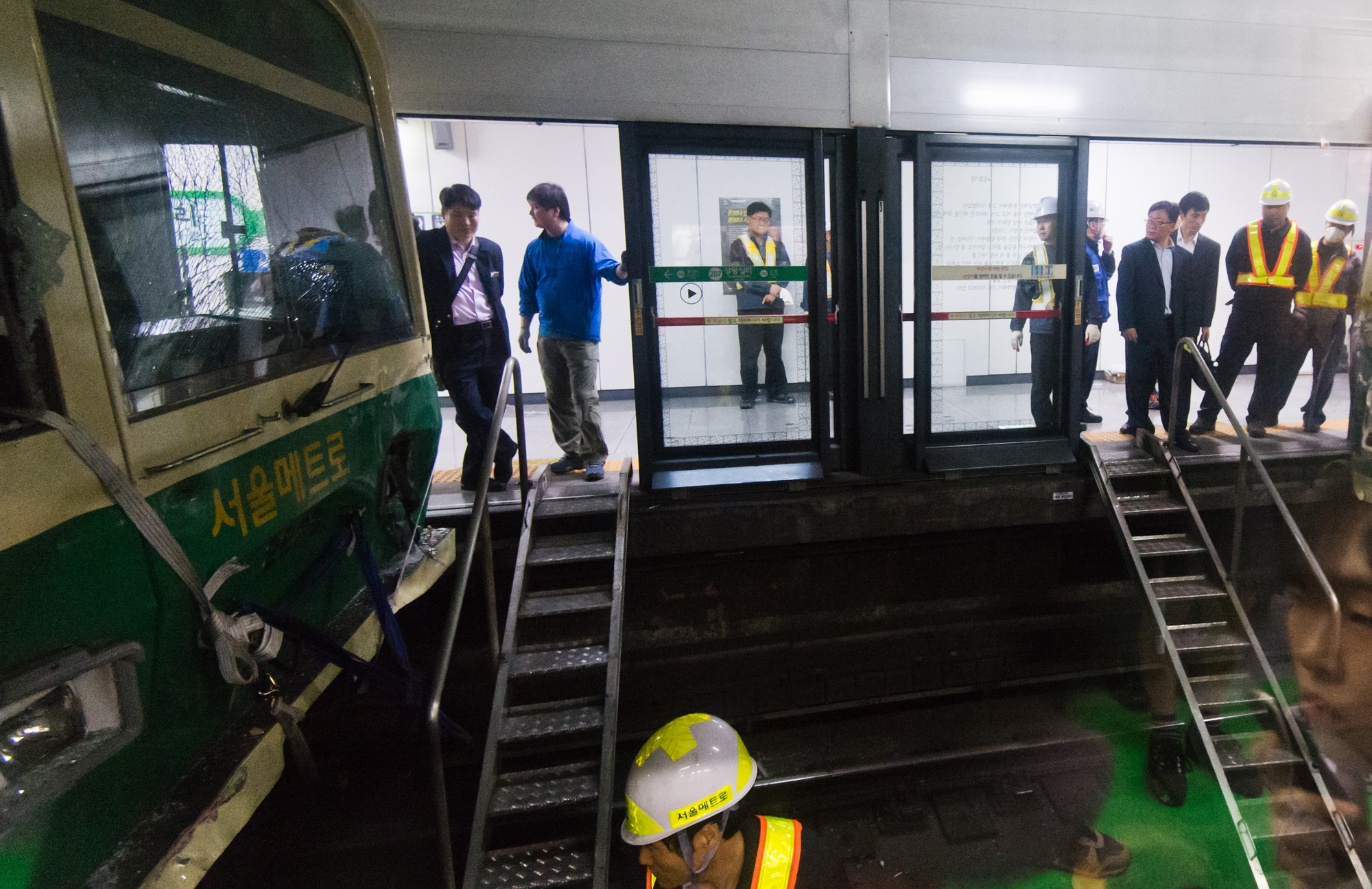 사회/사건사고/지하철/전동차추돌사고/지하철사