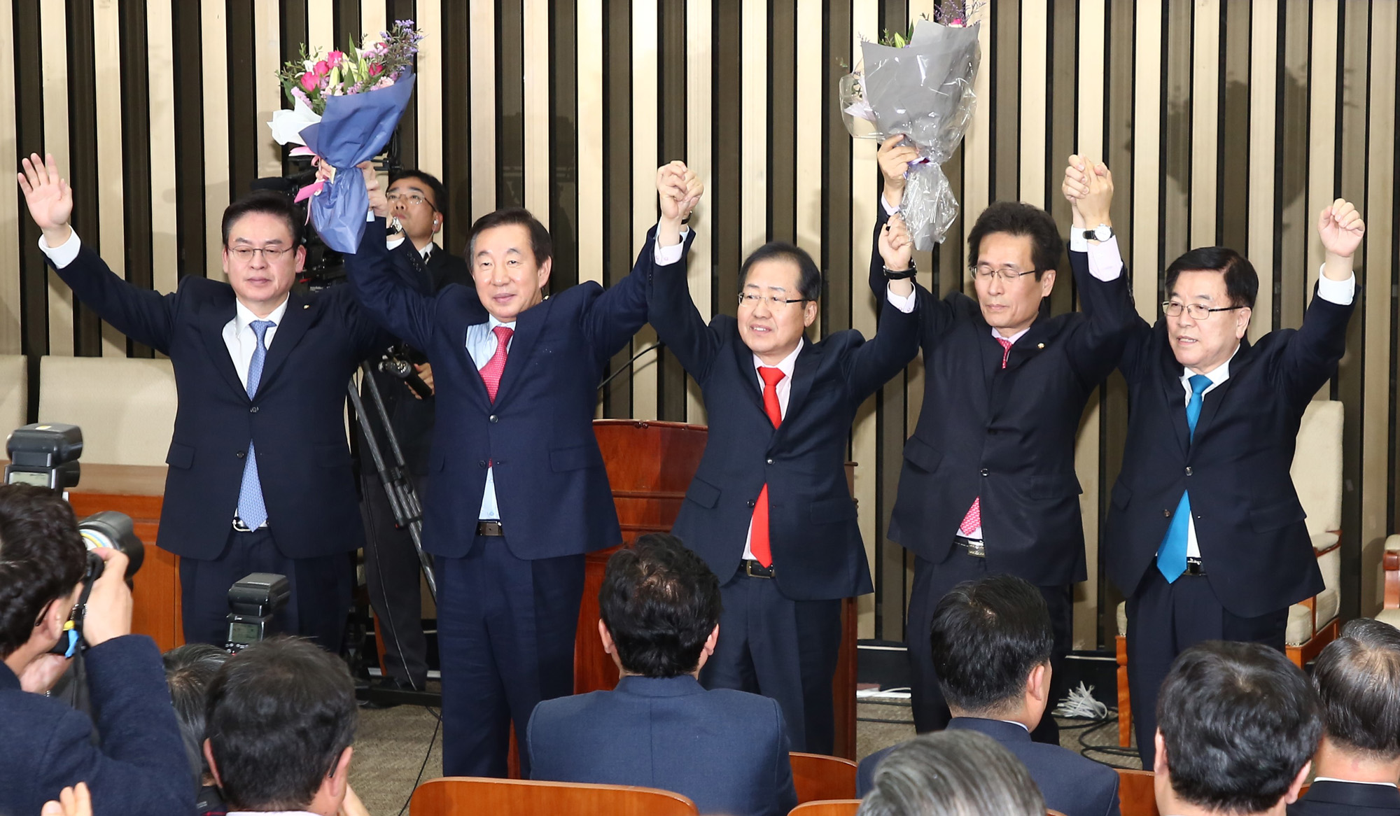 정치;국회;자유한국당;김성태;함진규