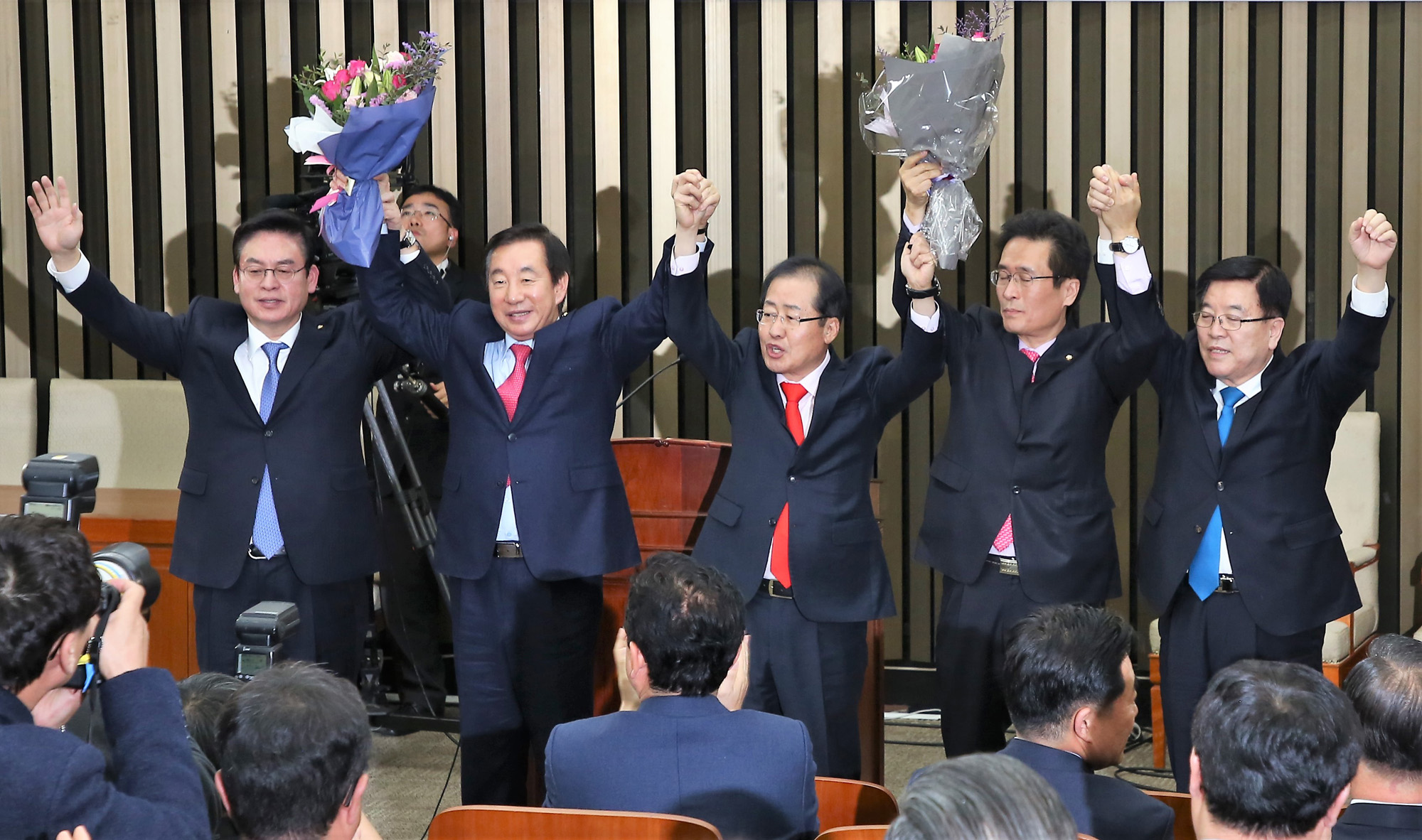 정치;국회;자유한국당;김성태;함진규