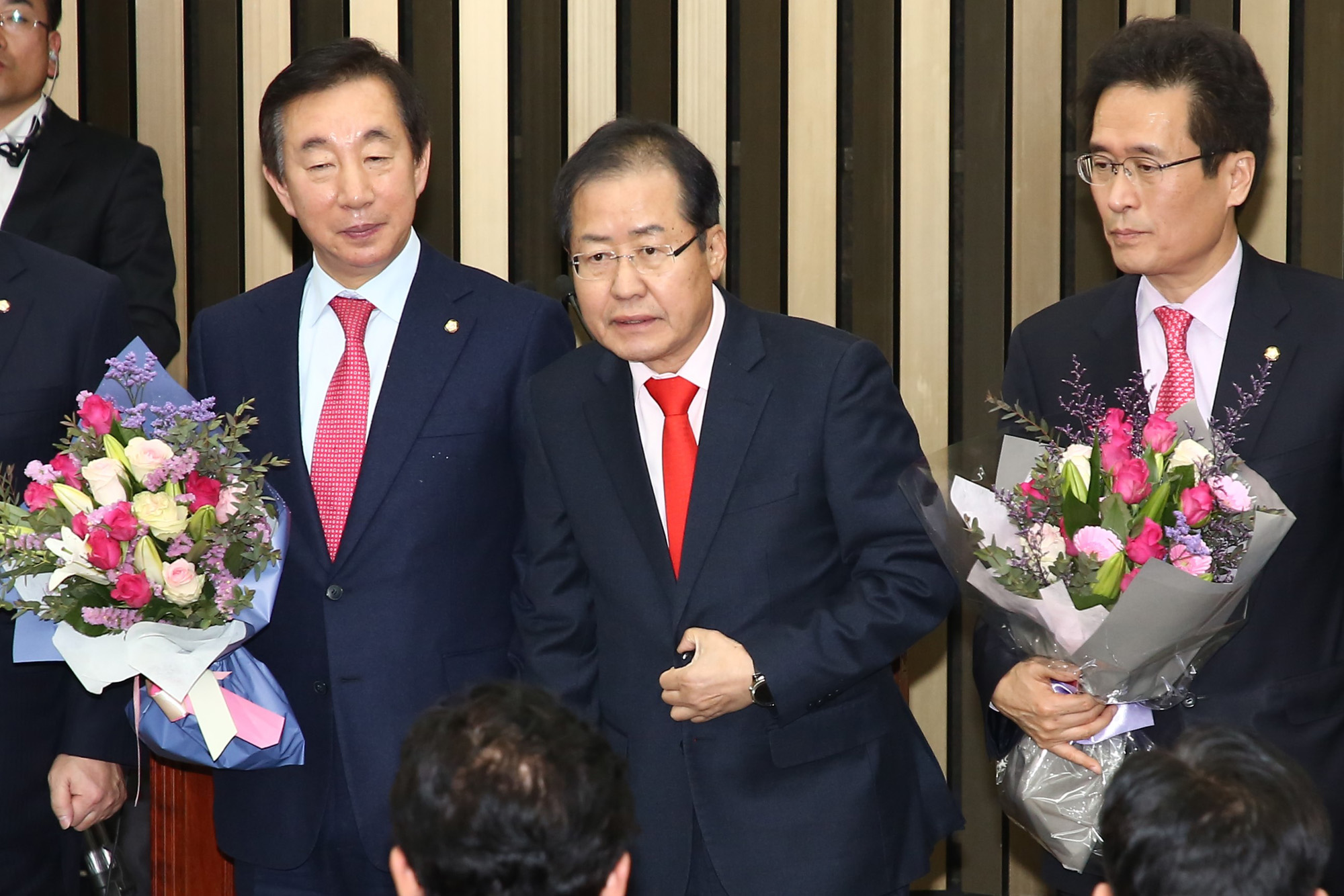 정치;국회;자유한국당;김성태;함진규;홍준표