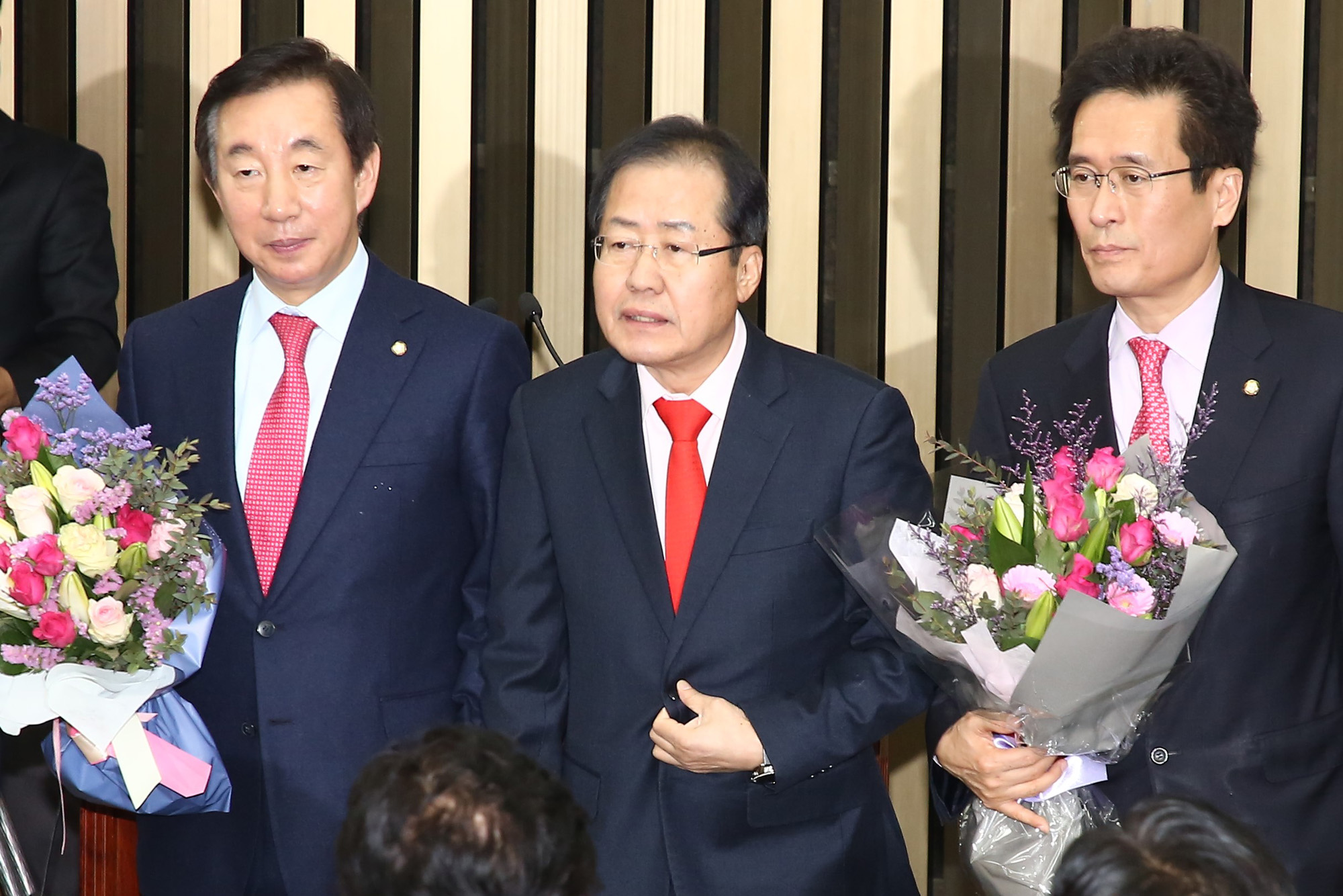 정치;국회;자유한국당;김성태;함진규;홍준표