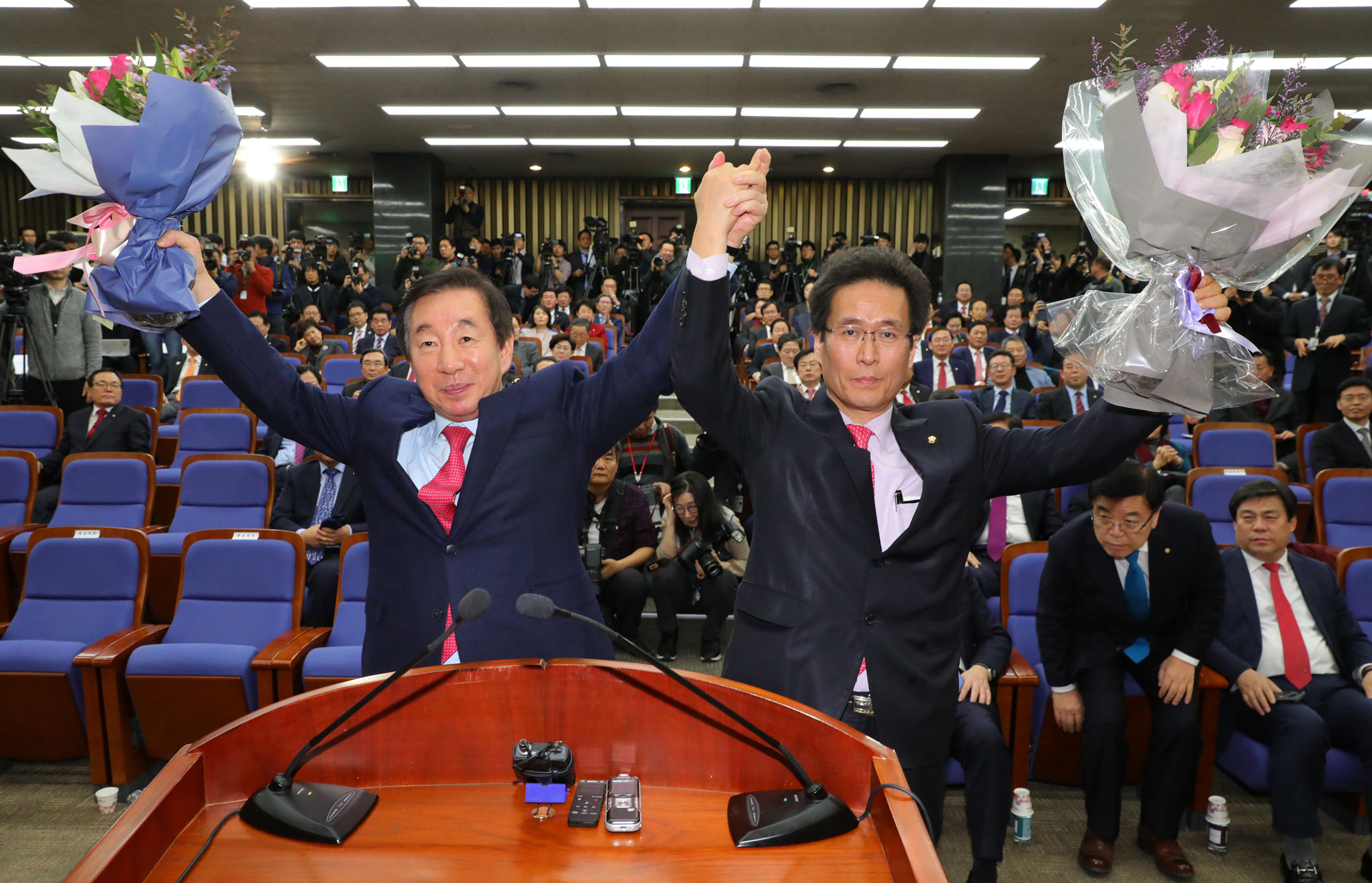 정치;국회;자유한국당;김성태;함진규;홍준표;자유한국당원내대표