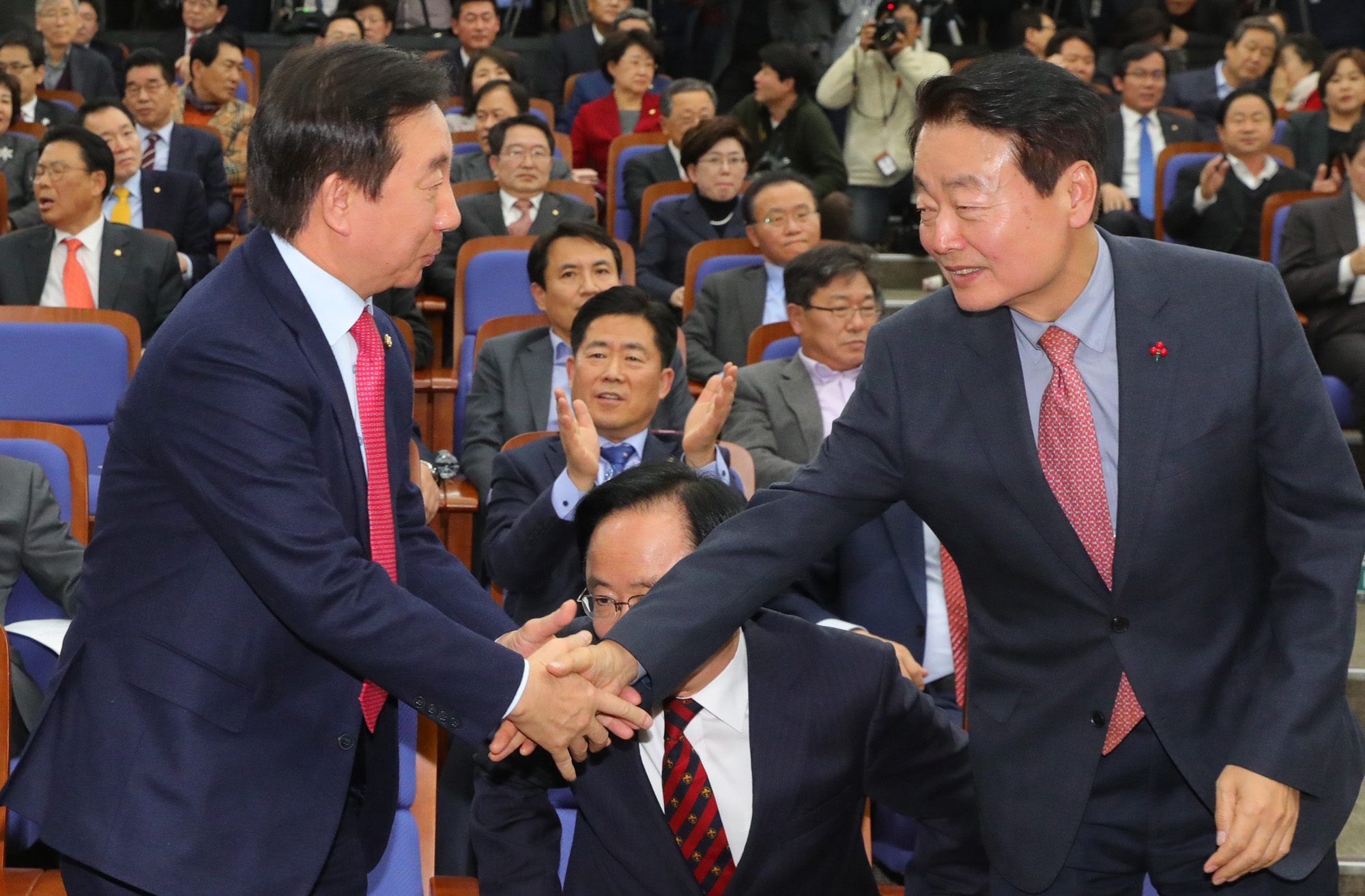 정치;국회;자유한국당;김성태;함진규;홍준표;자유한국당원내대표