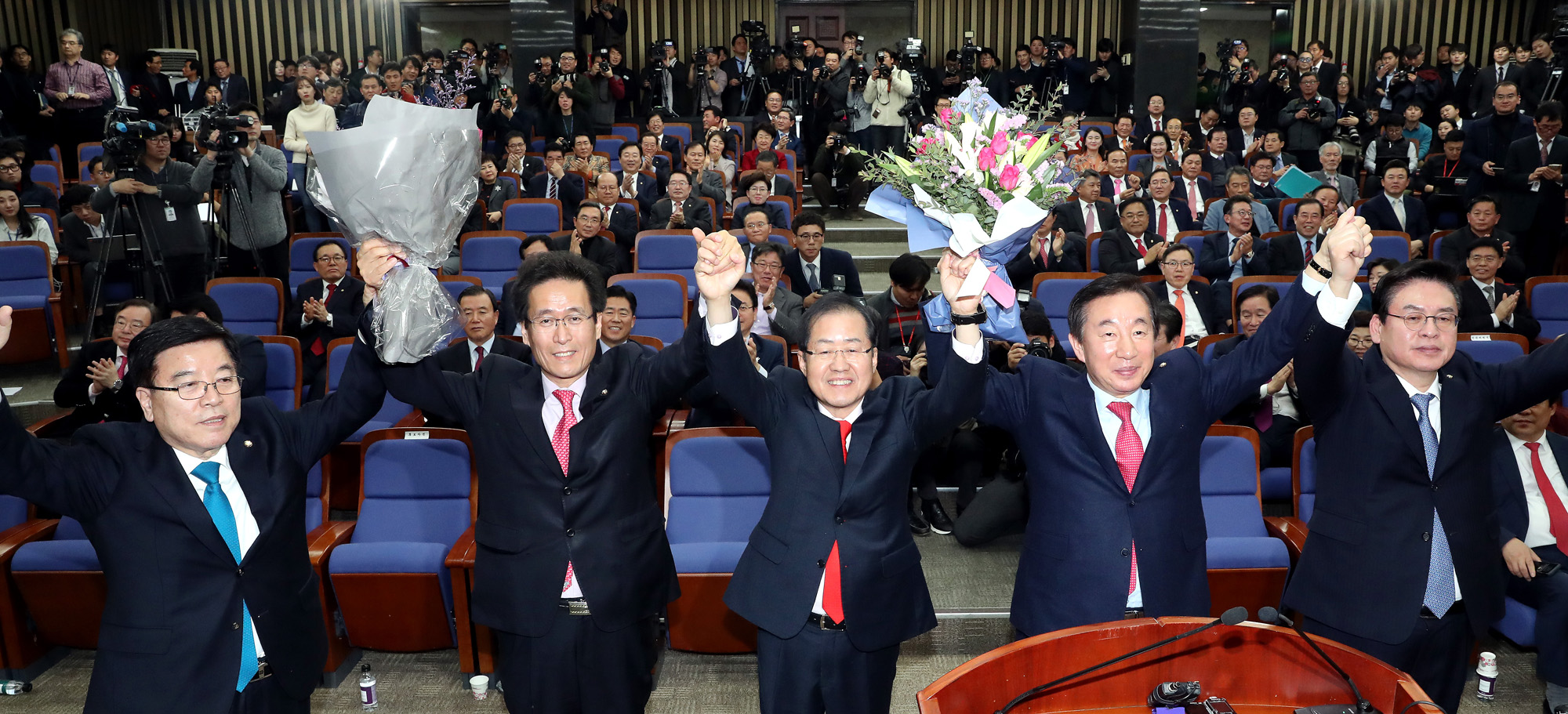 정치;국회;자유한국당;김성태;함진규;홍준표;자유한국당원내대표