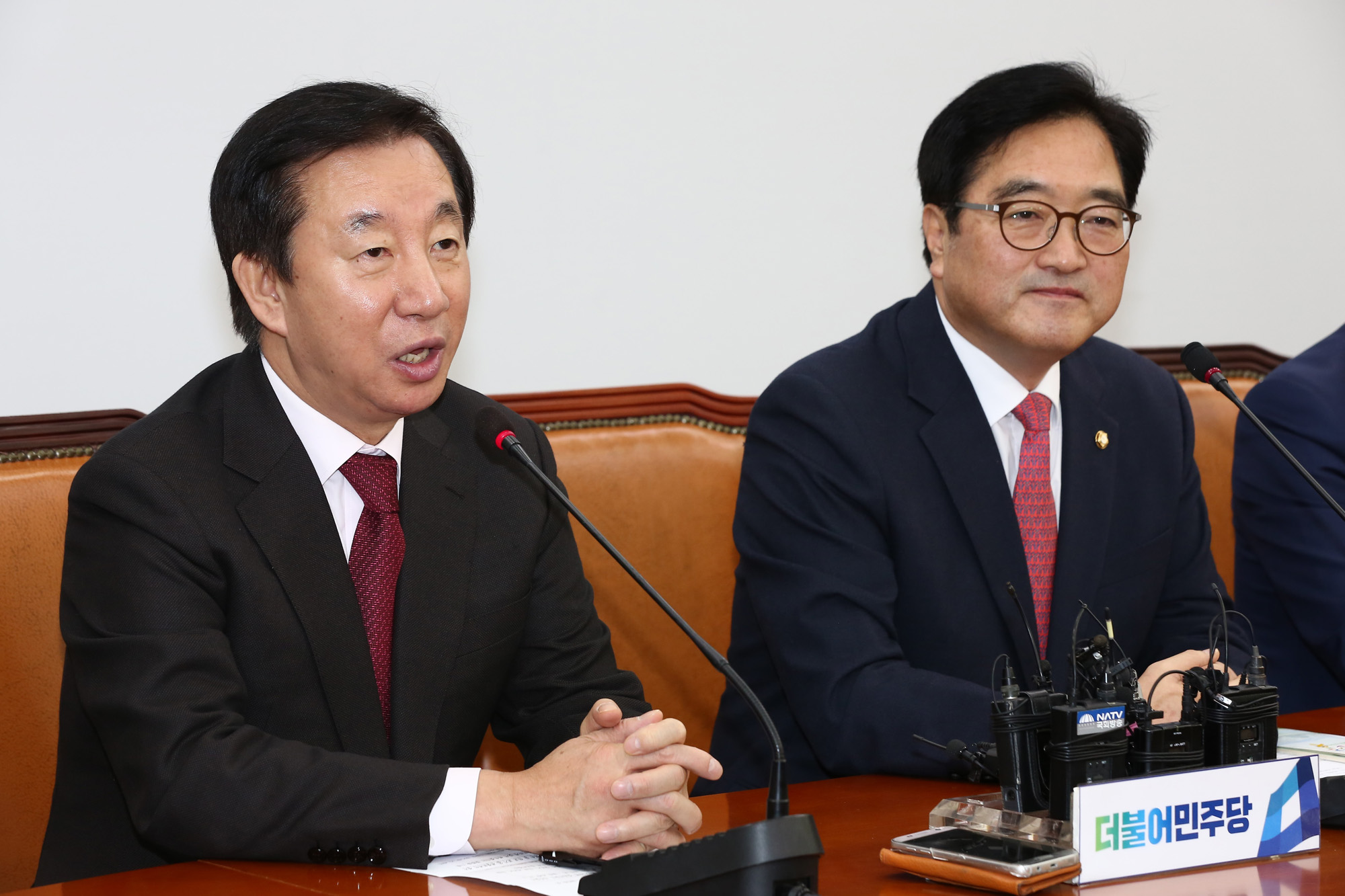 정치;국회;김성태;원내대표;우원식