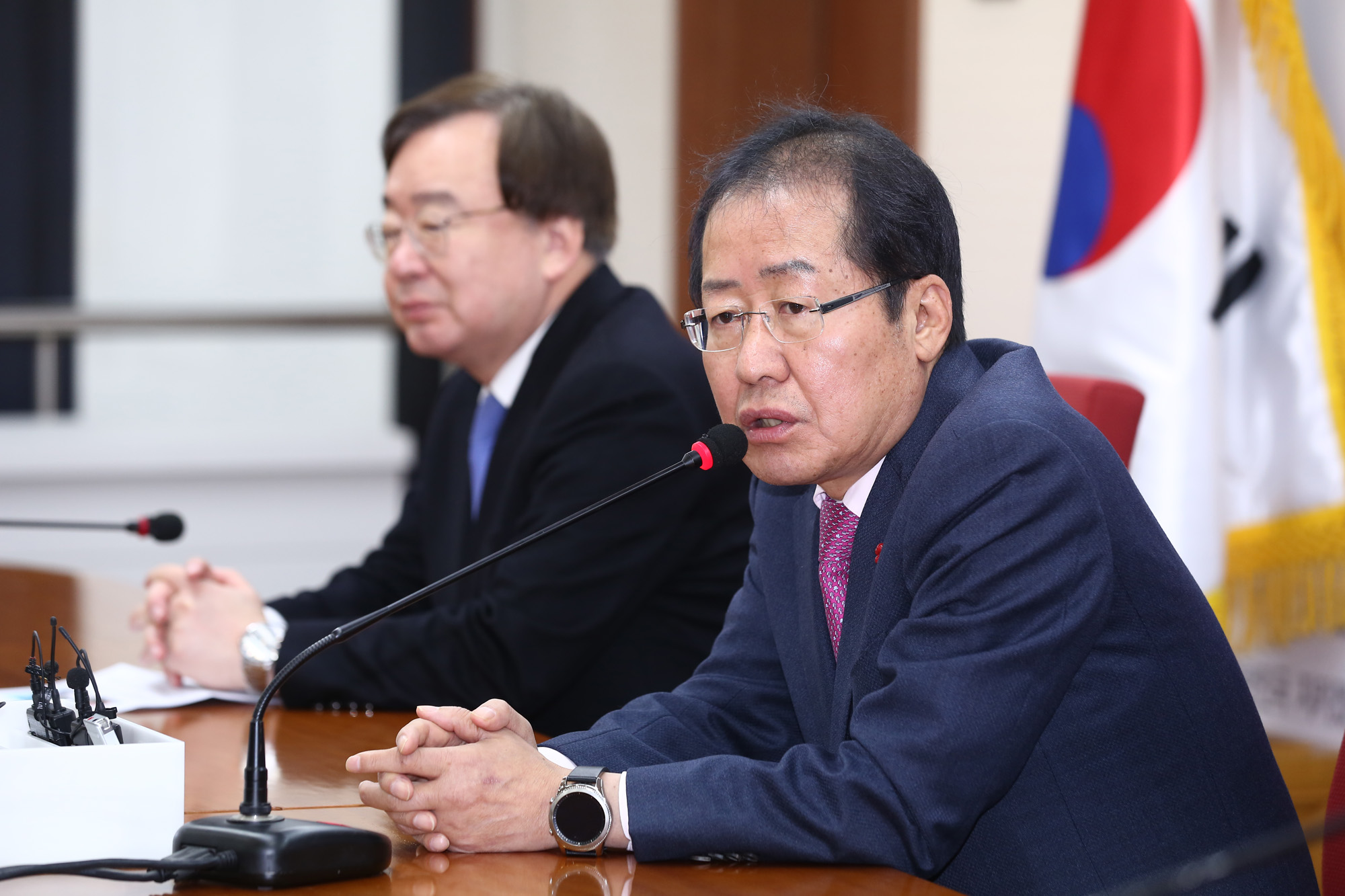 정치;자유한국당;임명장수여식;홍준표;여의도연구원