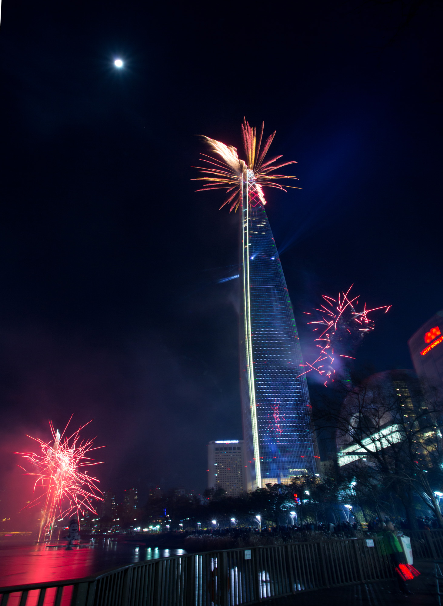 롯데월드타워;불꽃쇼;불꽃놀이