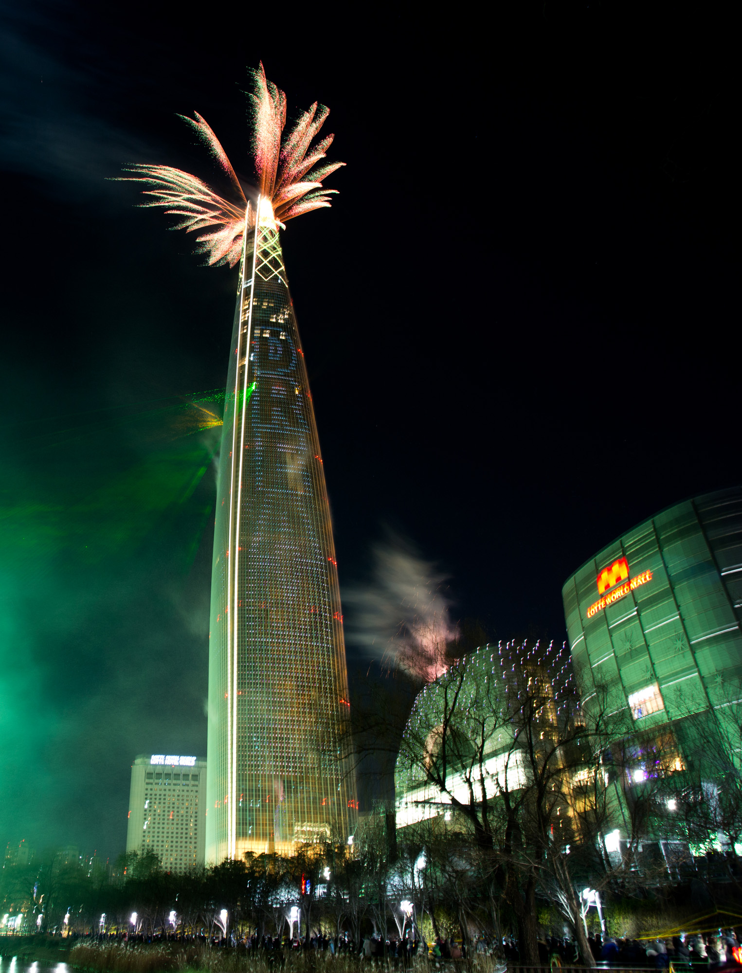 롯데월드타워;불꽃쇼;불꽃놀이