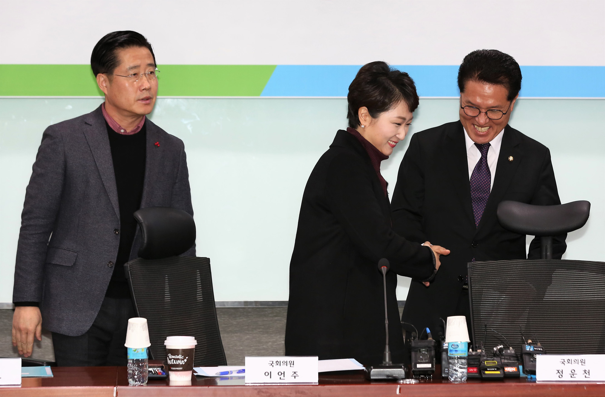 정치;국회;국민의당바른정당통합;통합추진협의체;이언주;오신환;이태규;정운천