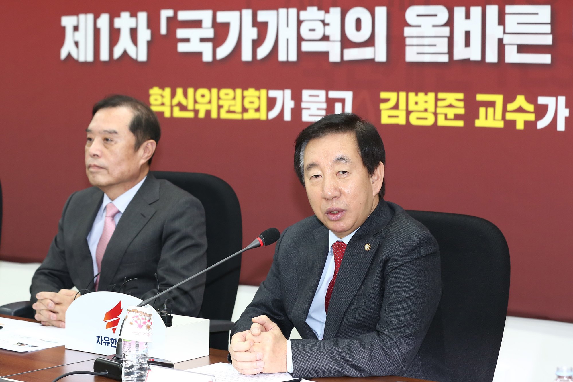 정치;국회;자유한국당혁신위원회;김병준교수;김용태;김성태