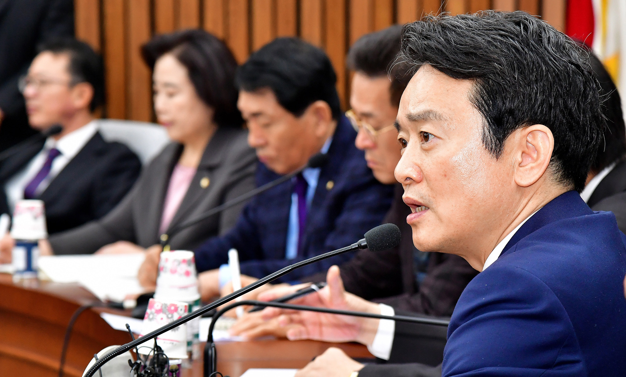 정치;국회;자유한국당원내대책회의;김성태;남경필