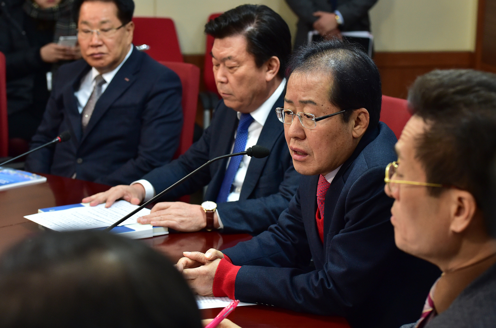 정치;국회;자유한국당;홍준표;중소기업중앙회장단