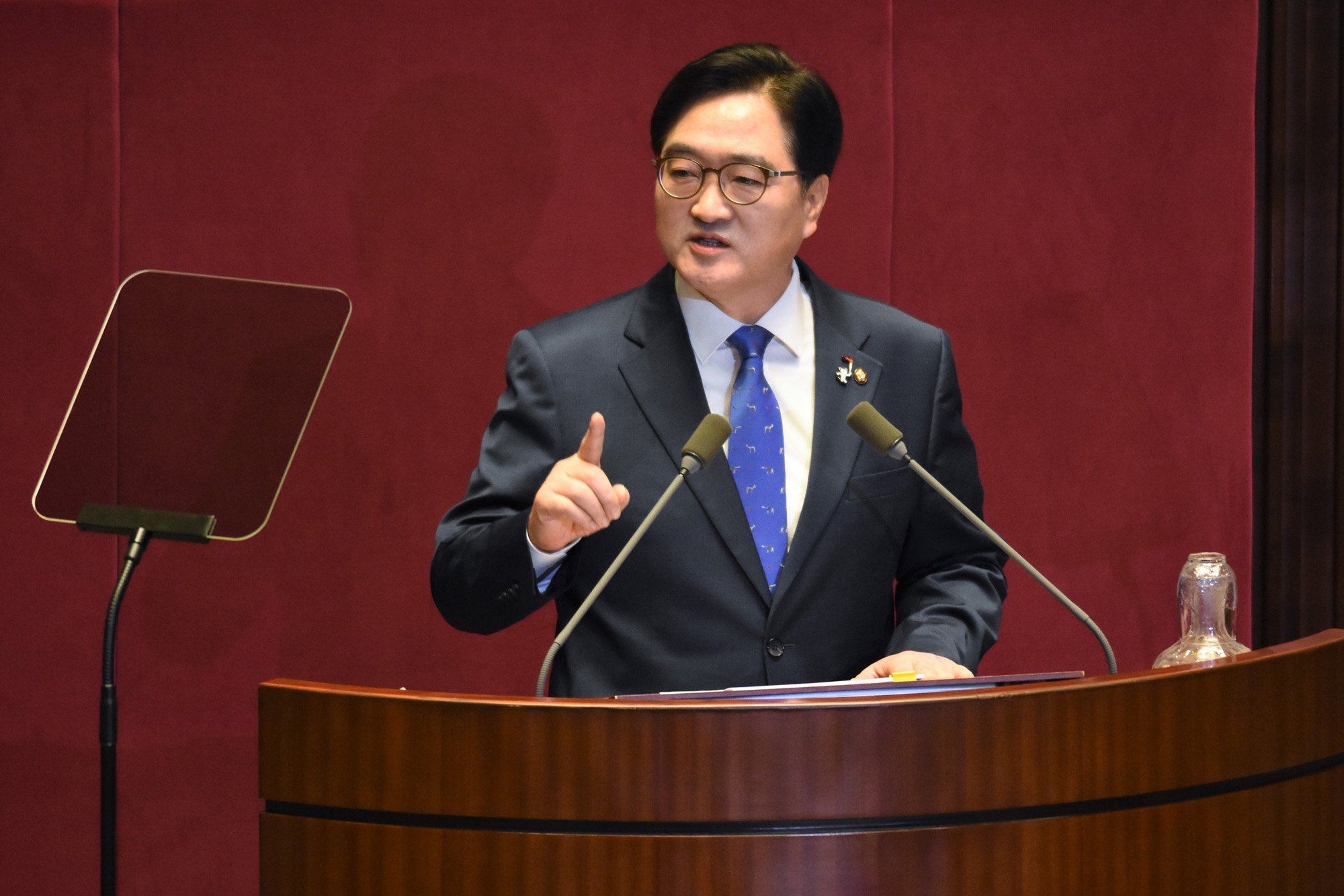 정치;국회;우원식;교섭단체연설