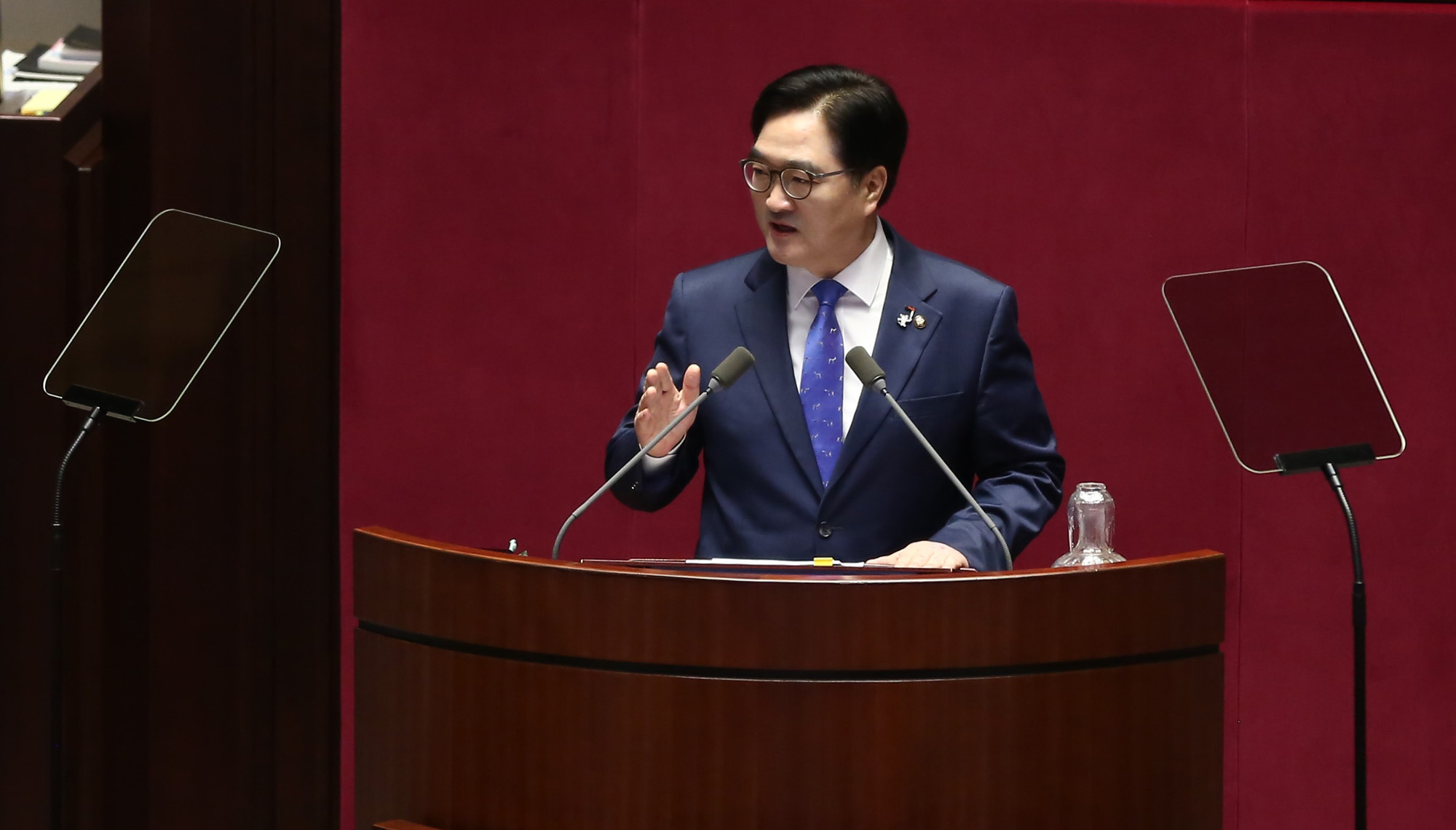 정치;국회;우원식;교섭단체연설