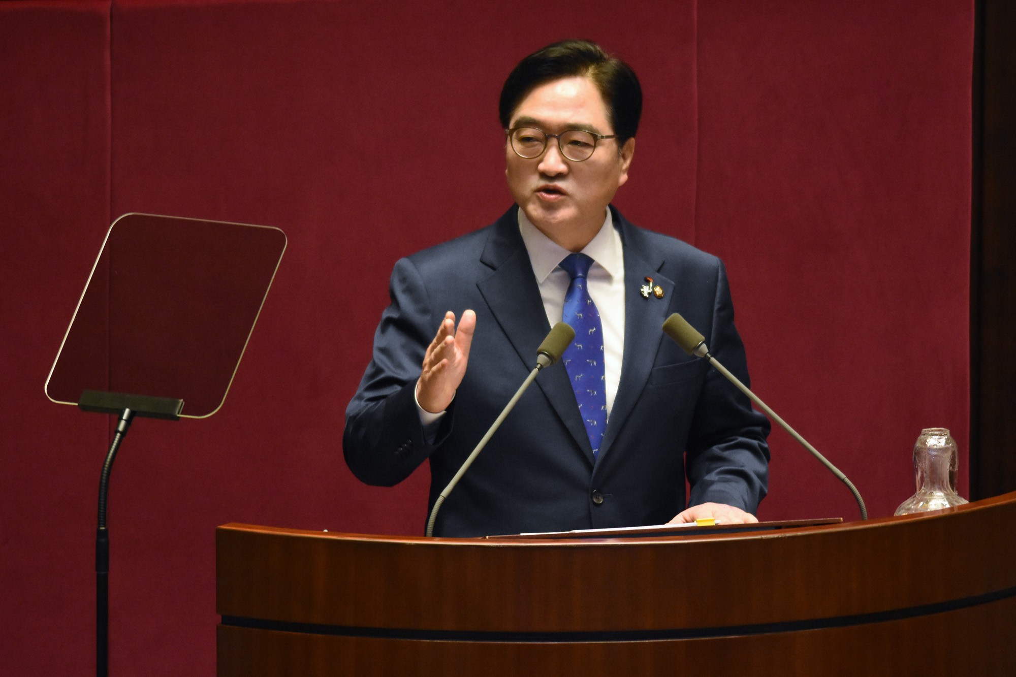 정치;국회;우원식;교섭단체연설