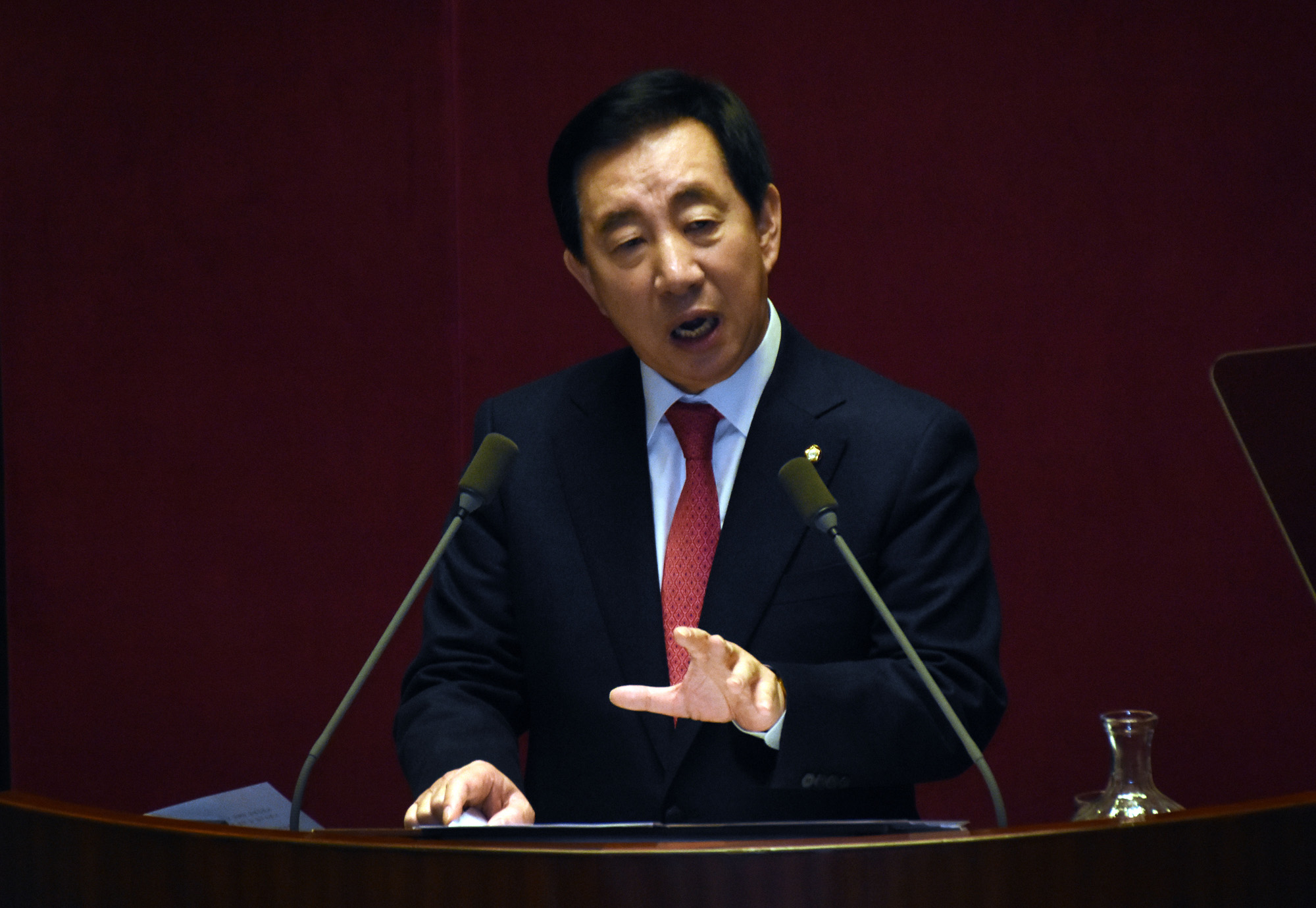 정치;국회;김성태;교섭단체연설;자유한국당원내대표