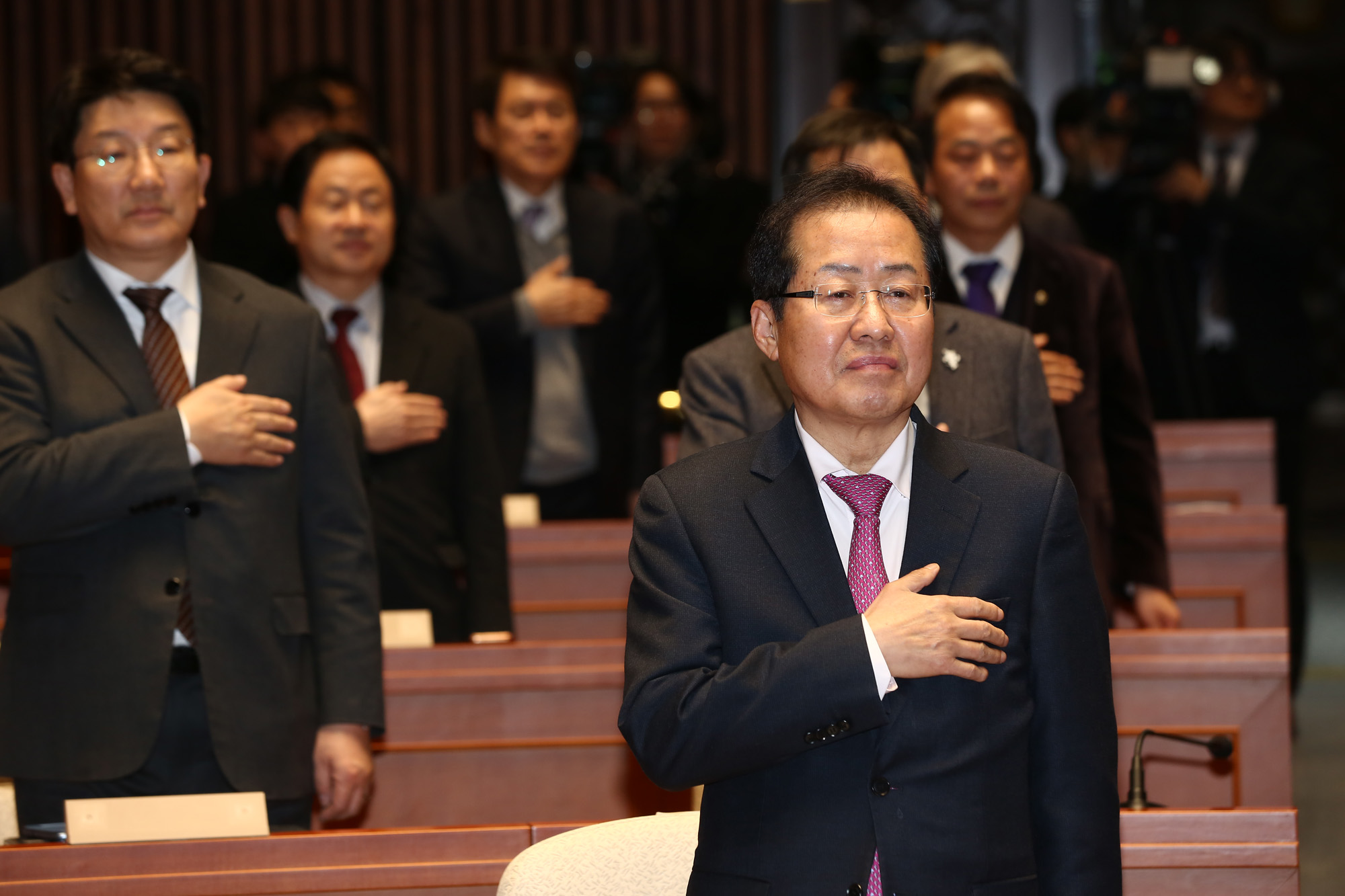 정치;국회;홍준표;자유한국당의원총회