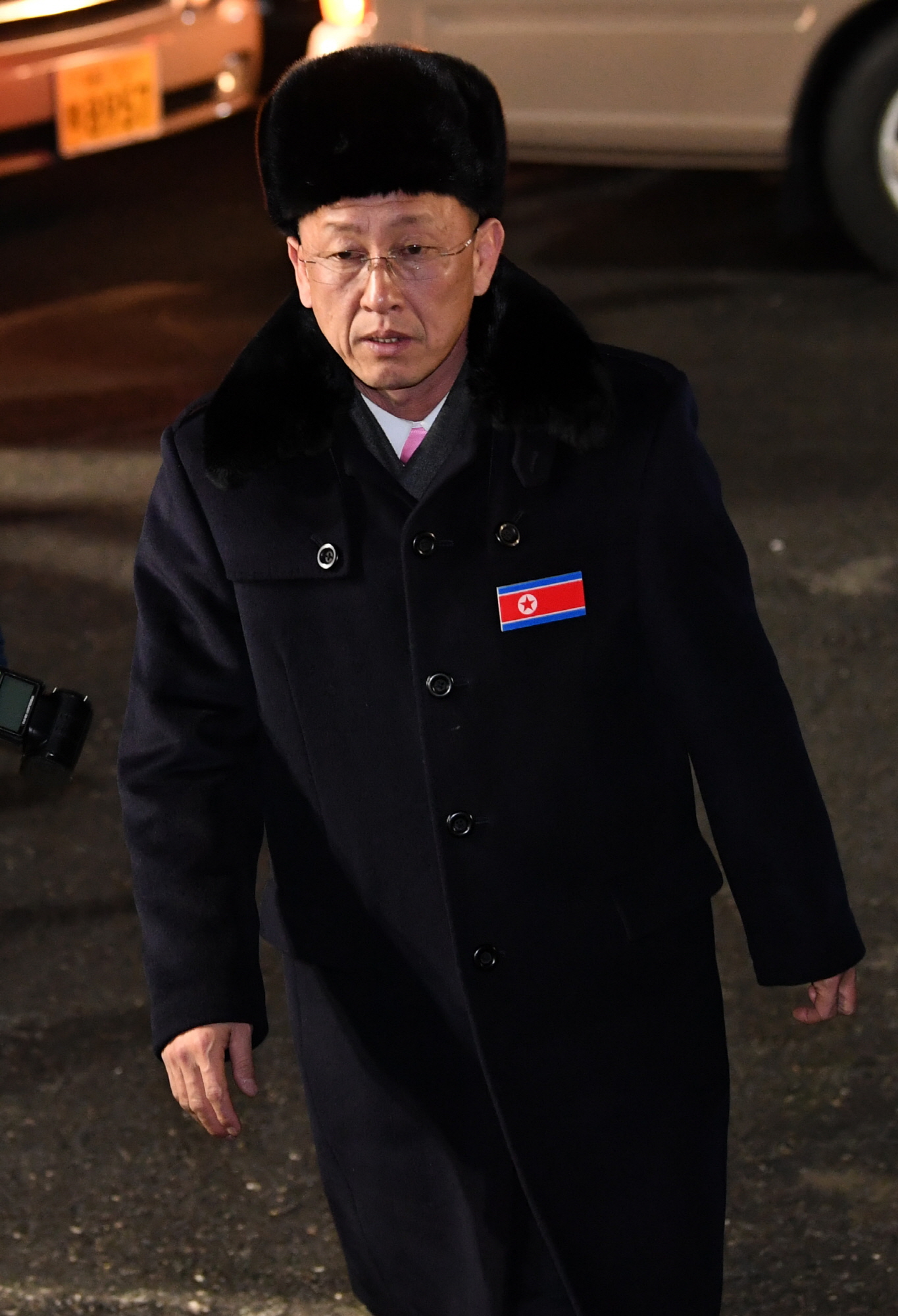 북한선수단입촌