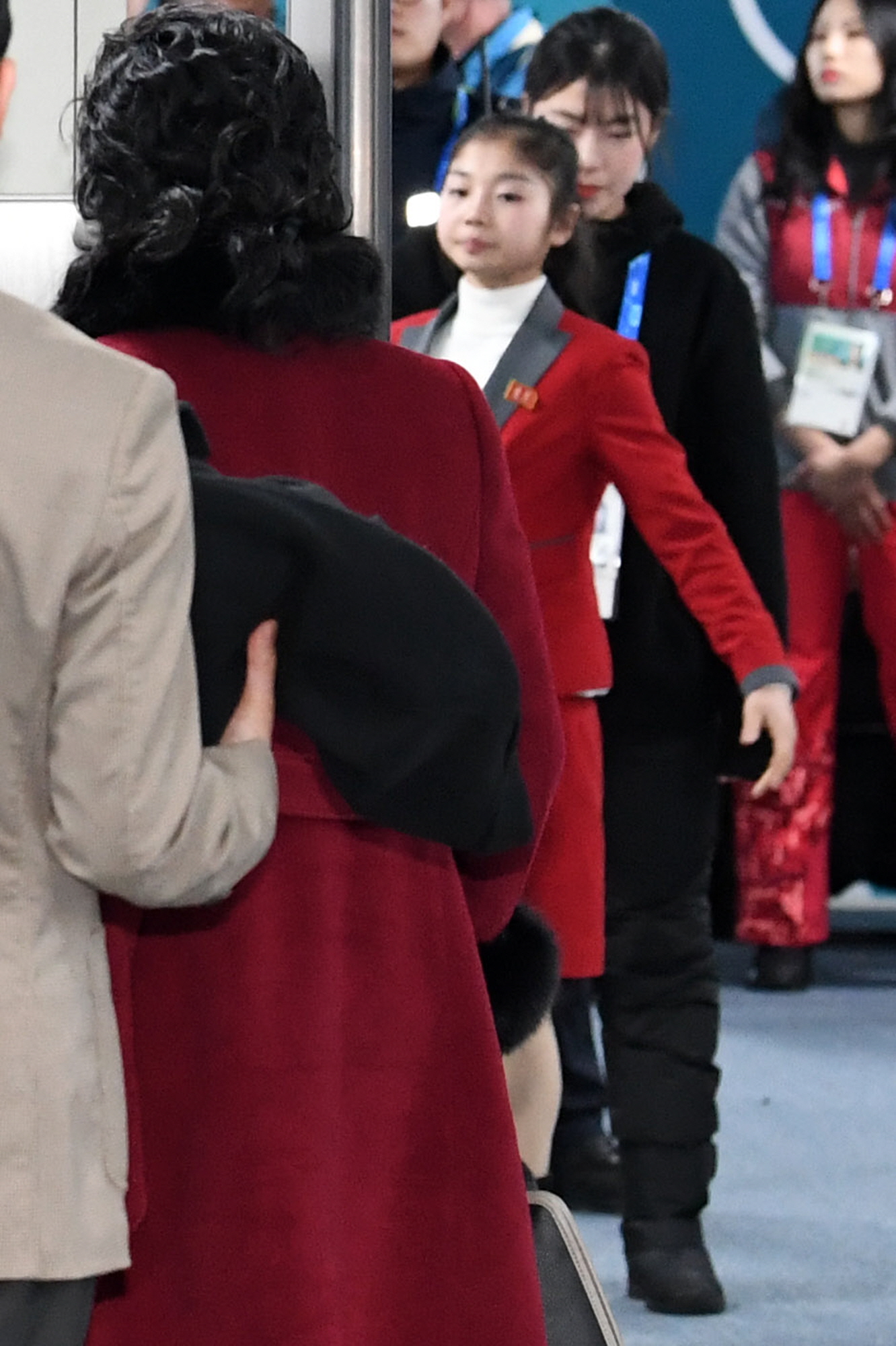 북한선수단입촌