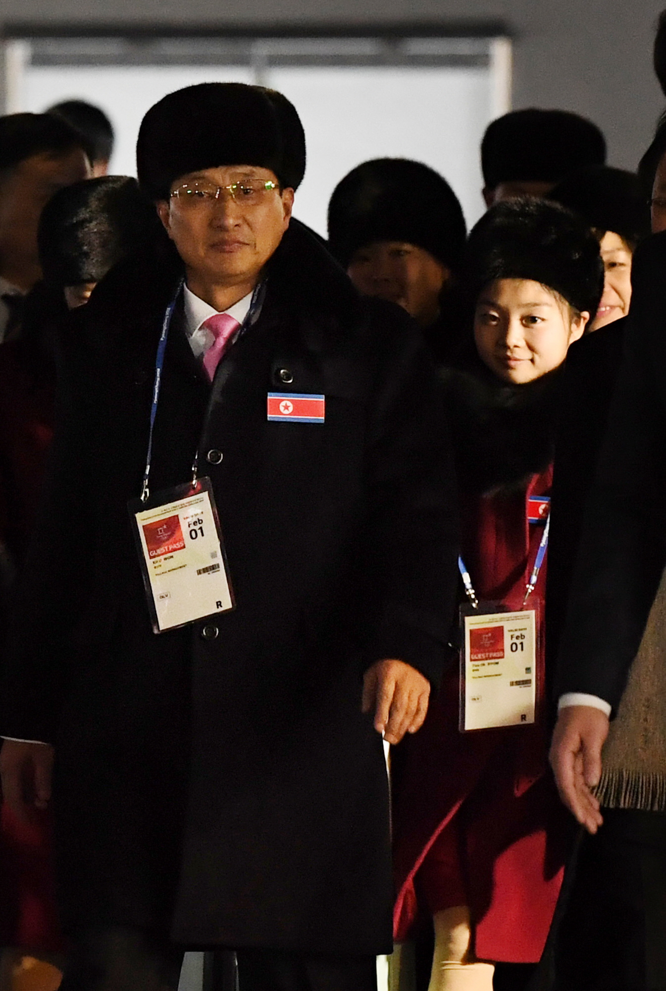 북한선수단입촌