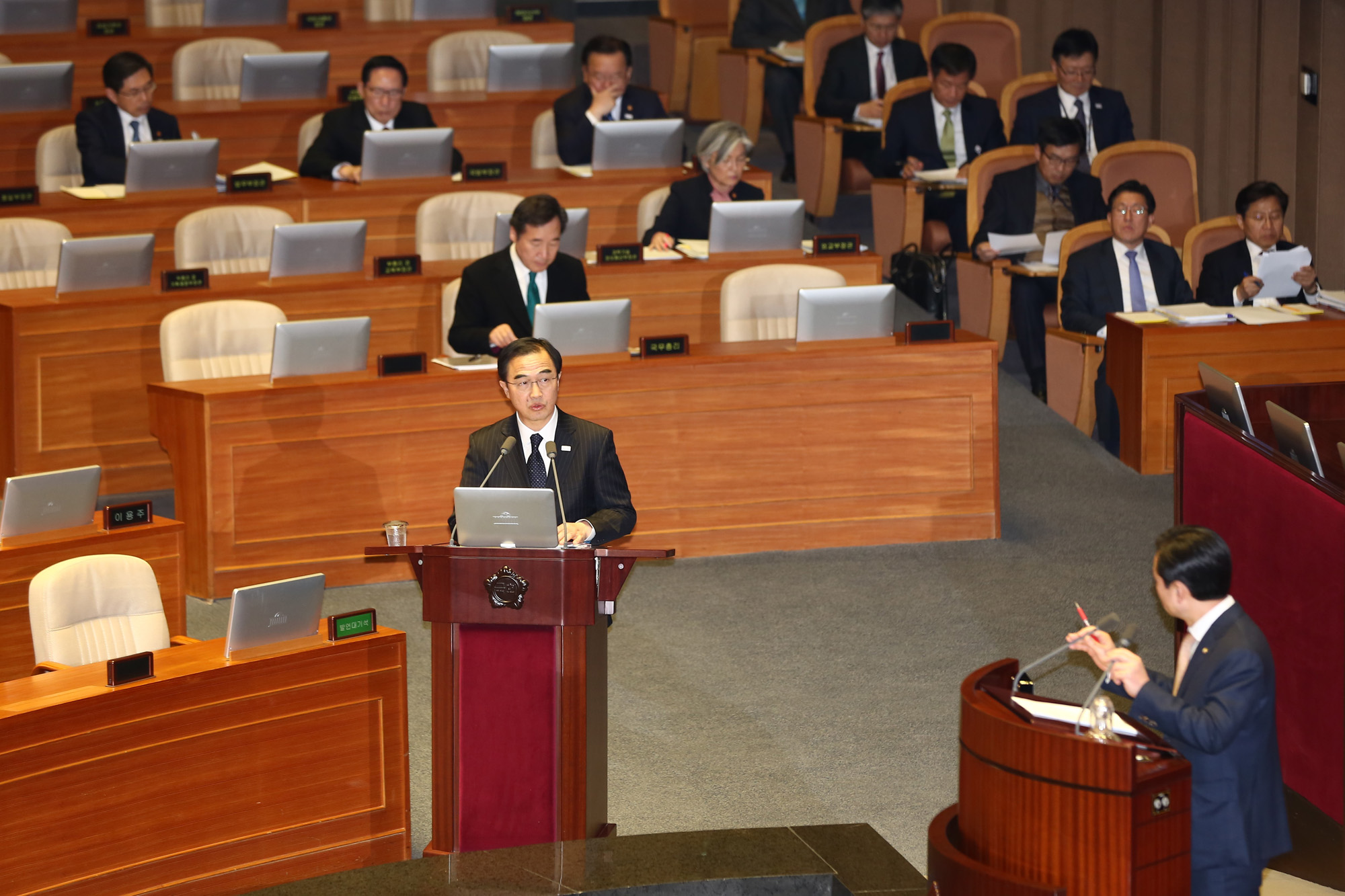 정치;국회;대정부질문;국무총리