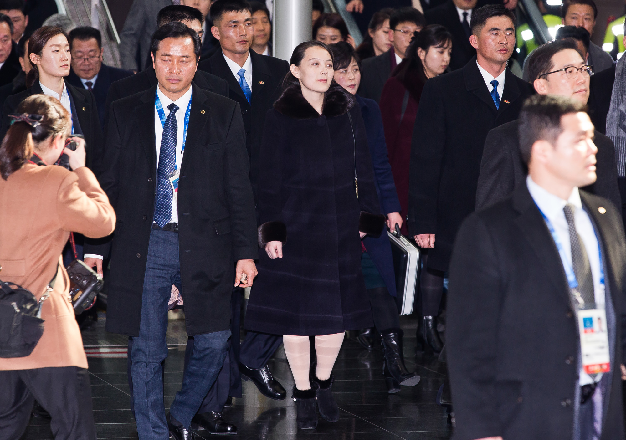 정치;국제;북한;김정은;김여정;김여정당중앙위제1부부장;김여정방남;평창동계올림픽;북한고위층방남